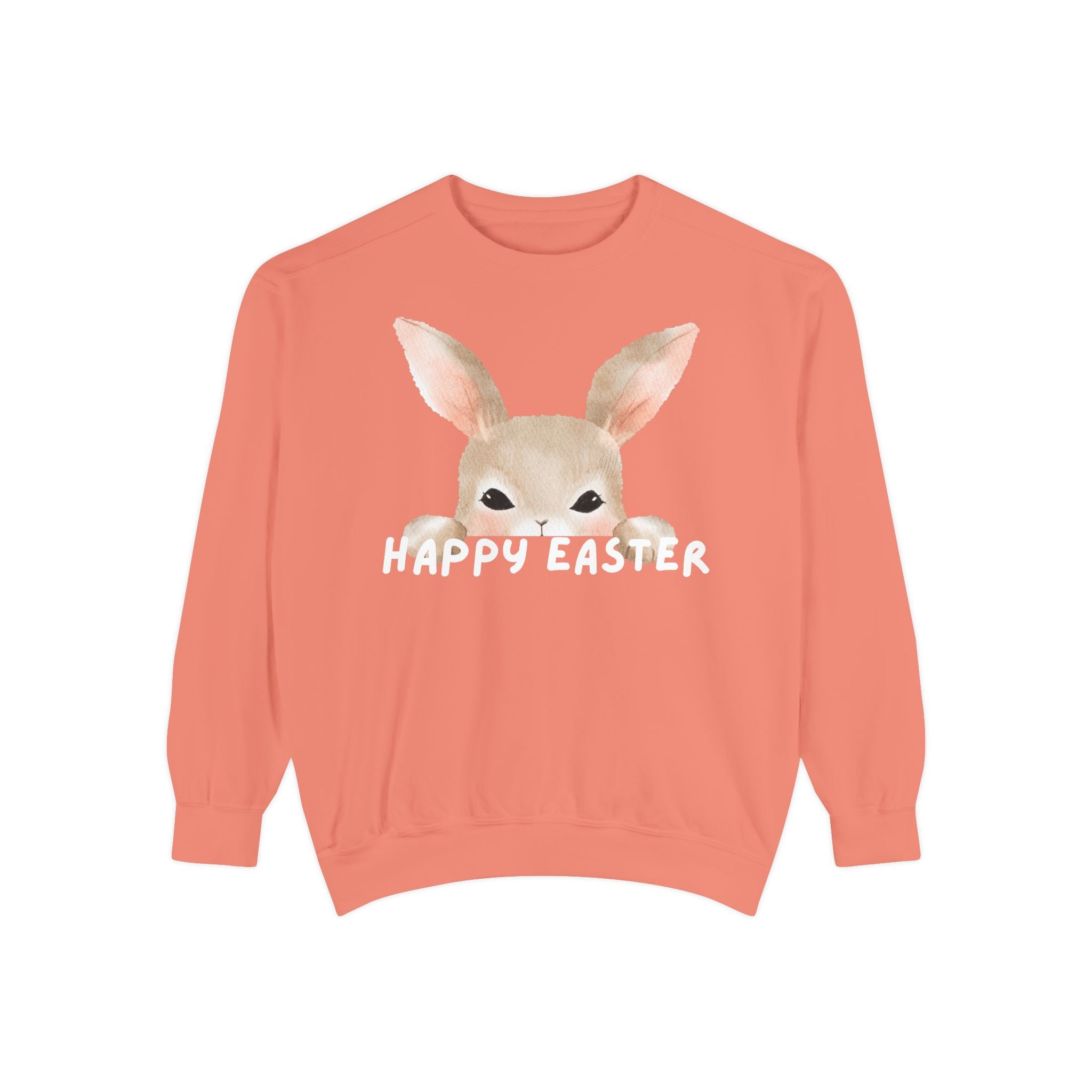 Easter Bunny Sweatshirt - 'Happy Easter' Cozy Holiday Pullover
