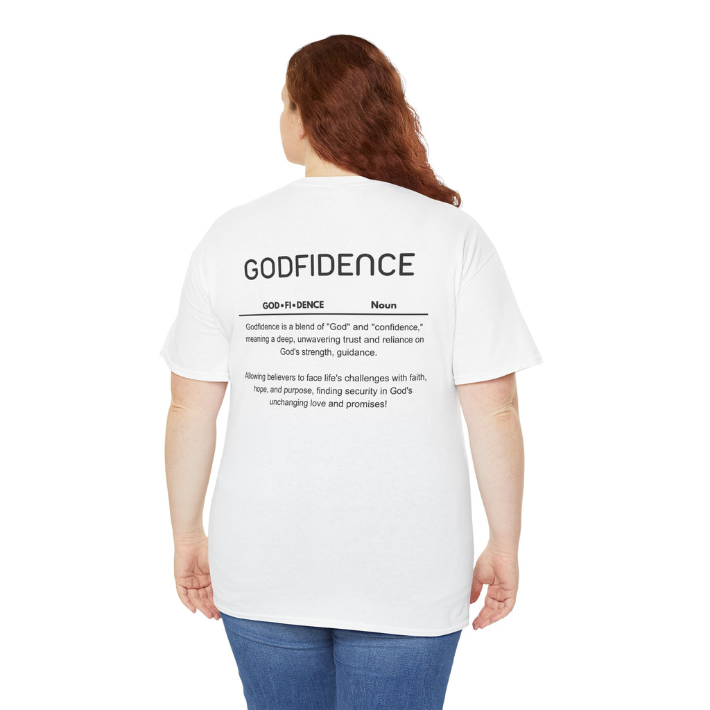 Godfidence definition tee | Christian faith shirt, faith-based typography