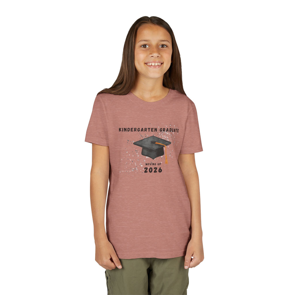 Kindergarten Graduate 2026 Youth Tee — Graduation Cap Graphic