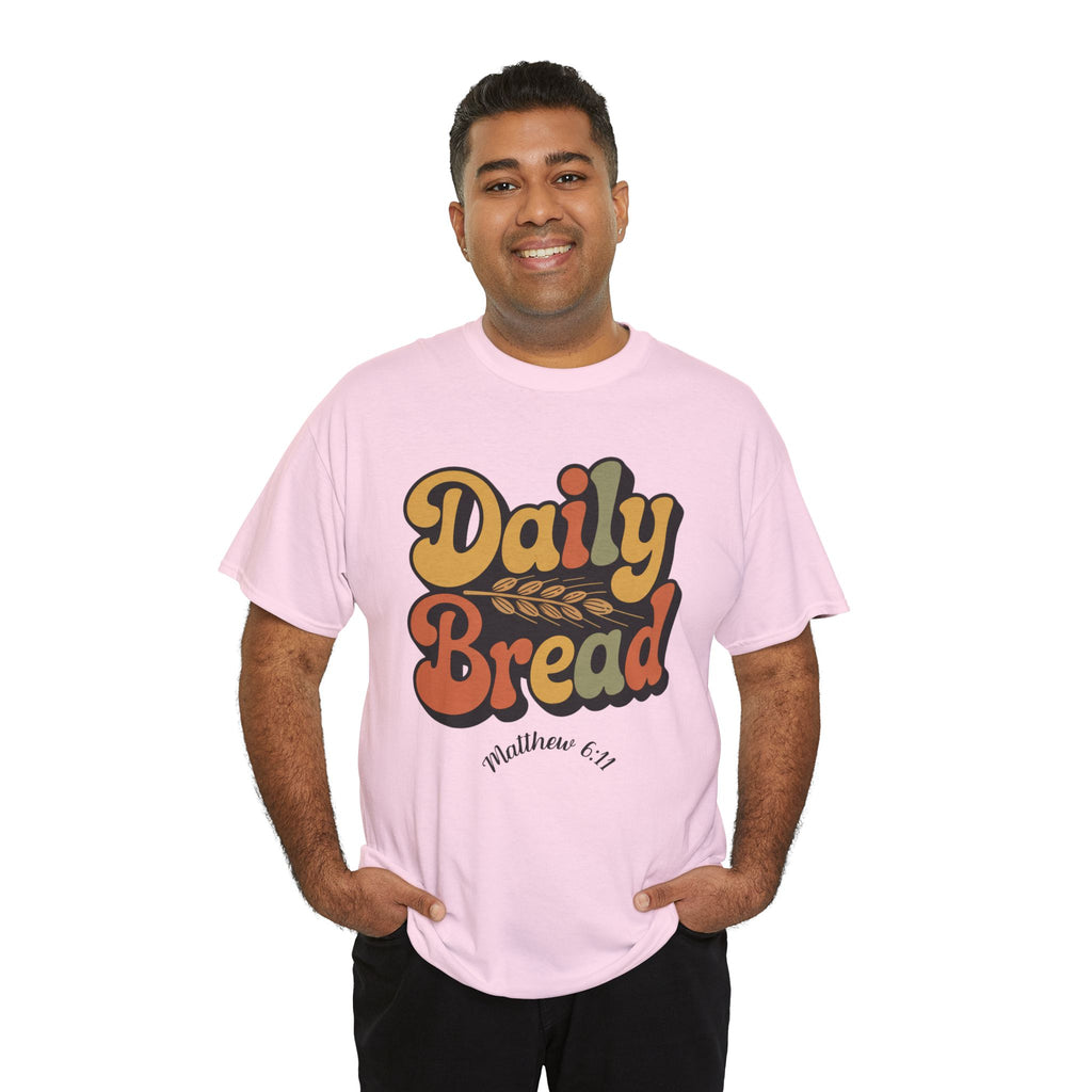 Daily Bread Shirt, Matthew 6:11, Retro Christian Shirt, Vintage Faith Shirt, Lord's Prayer Shirt, Christian Gift, Scripture Shirt