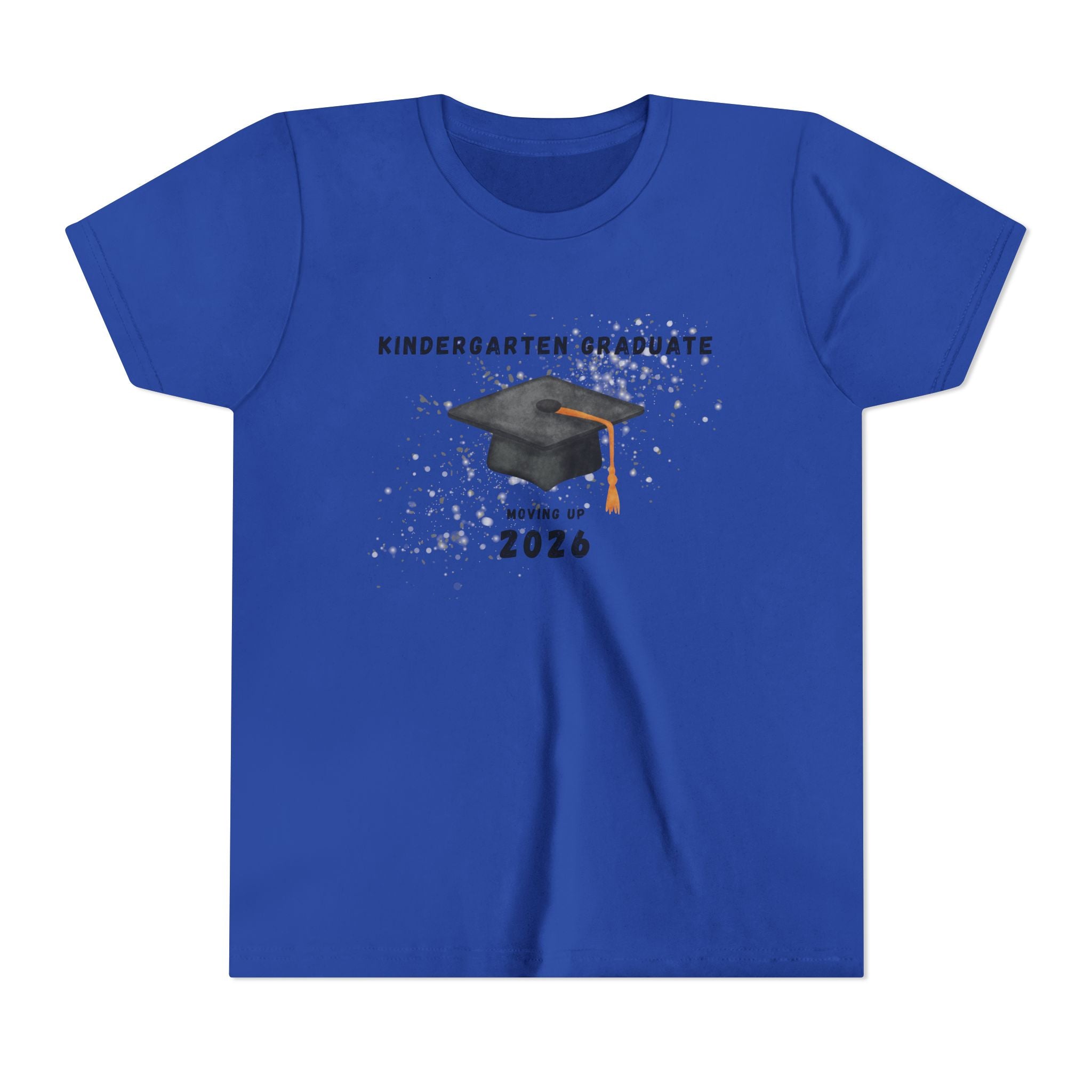 Kindergarten Graduate 2026 Youth Tee — Graduation Cap Graphic