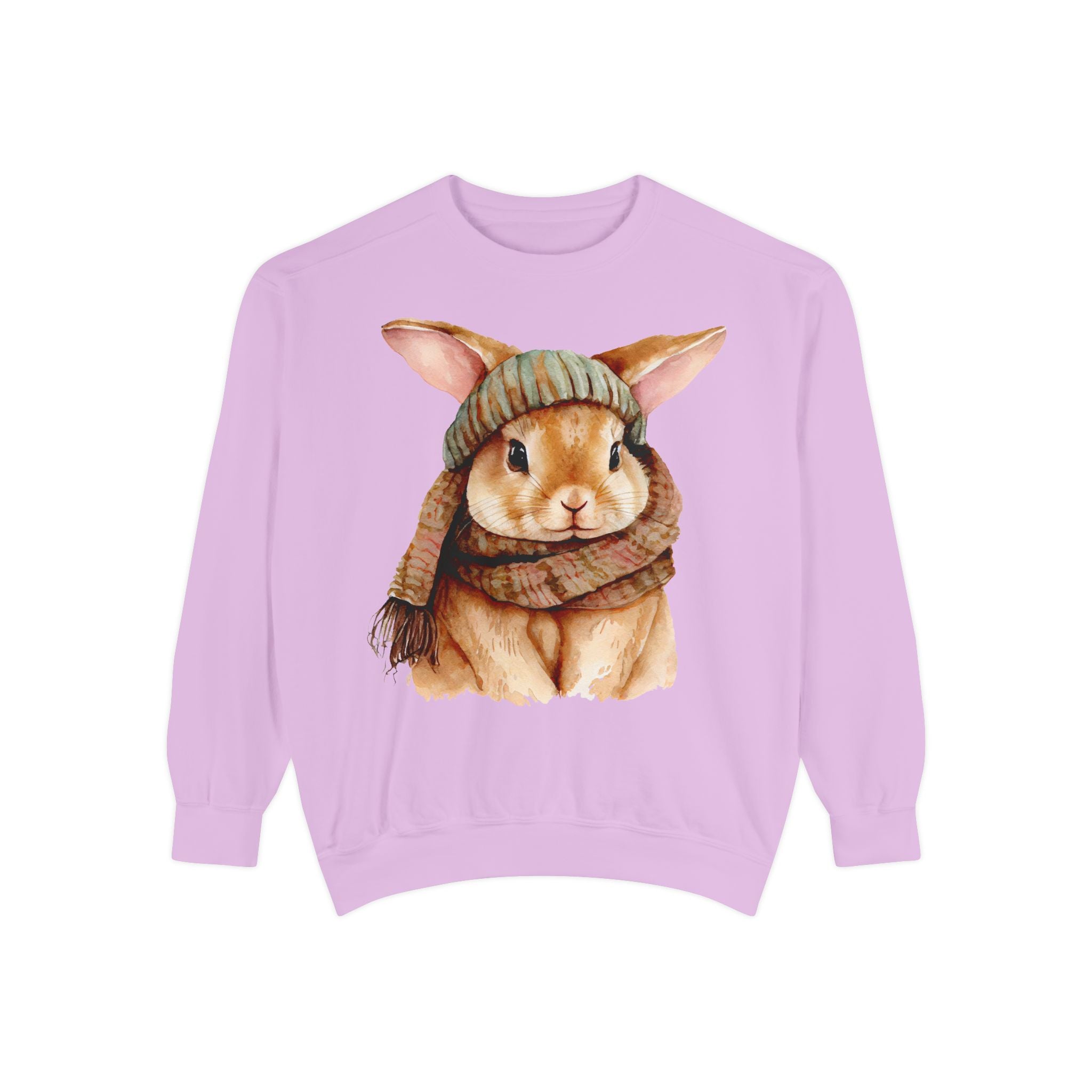 Comfort Colors - Ester Cozy Winter Bunny Sweatshirt