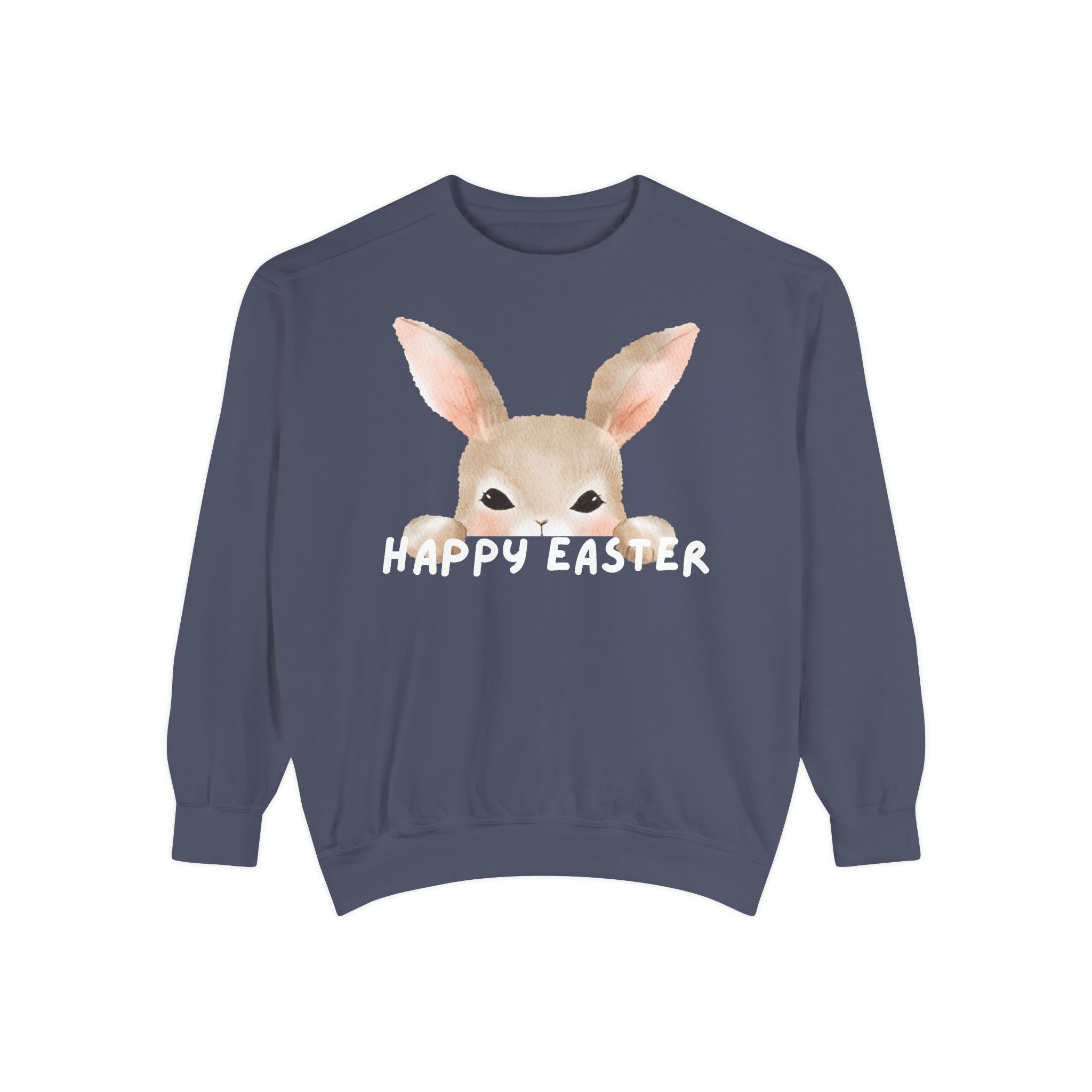 Easter Bunny Sweatshirt - 'Happy Easter' Cozy Holiday Pullover