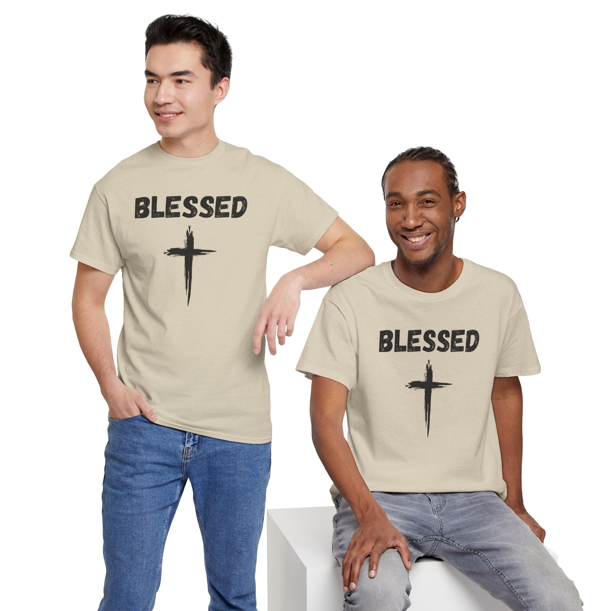 Blessed Cross T-Shirt — Christian Faith Tee