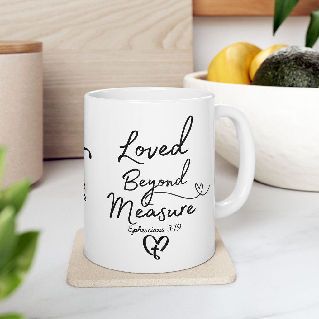 Faith & Love Ceramic Mug — Inspirational Scripture Coffee Cup (11oz, 15oz)