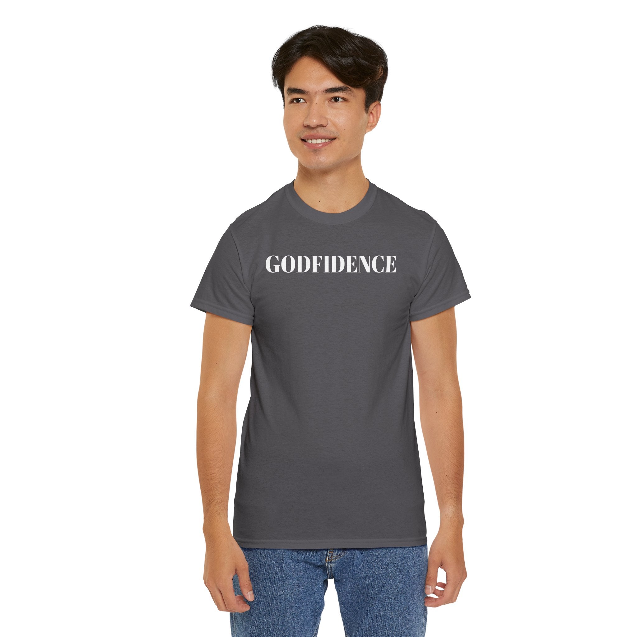 Godfidence definition tee | Christian faith shirt, faith-based typography