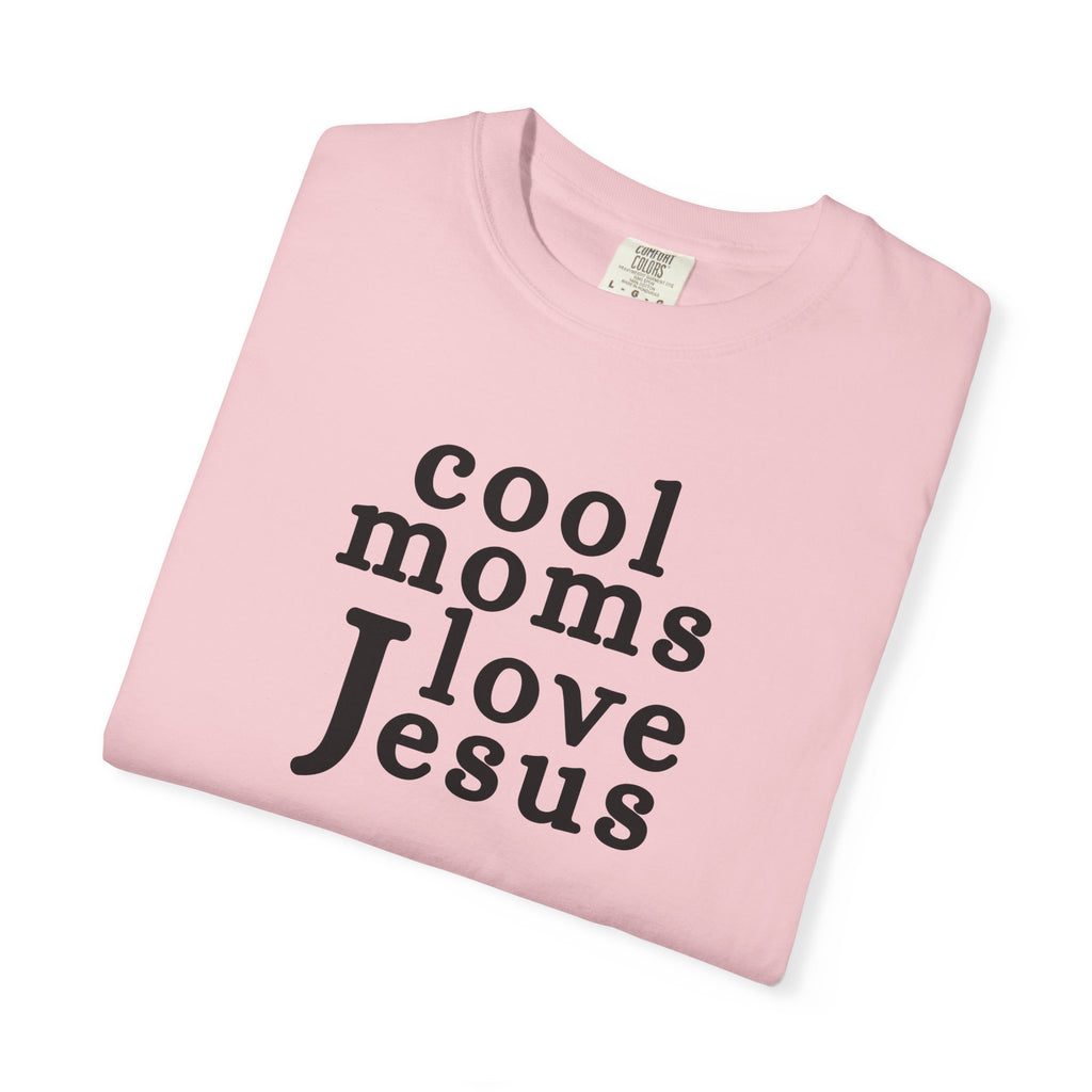 Christian Mom T-Shirt — "Cool Moms Love Jesus" Graphic Tee