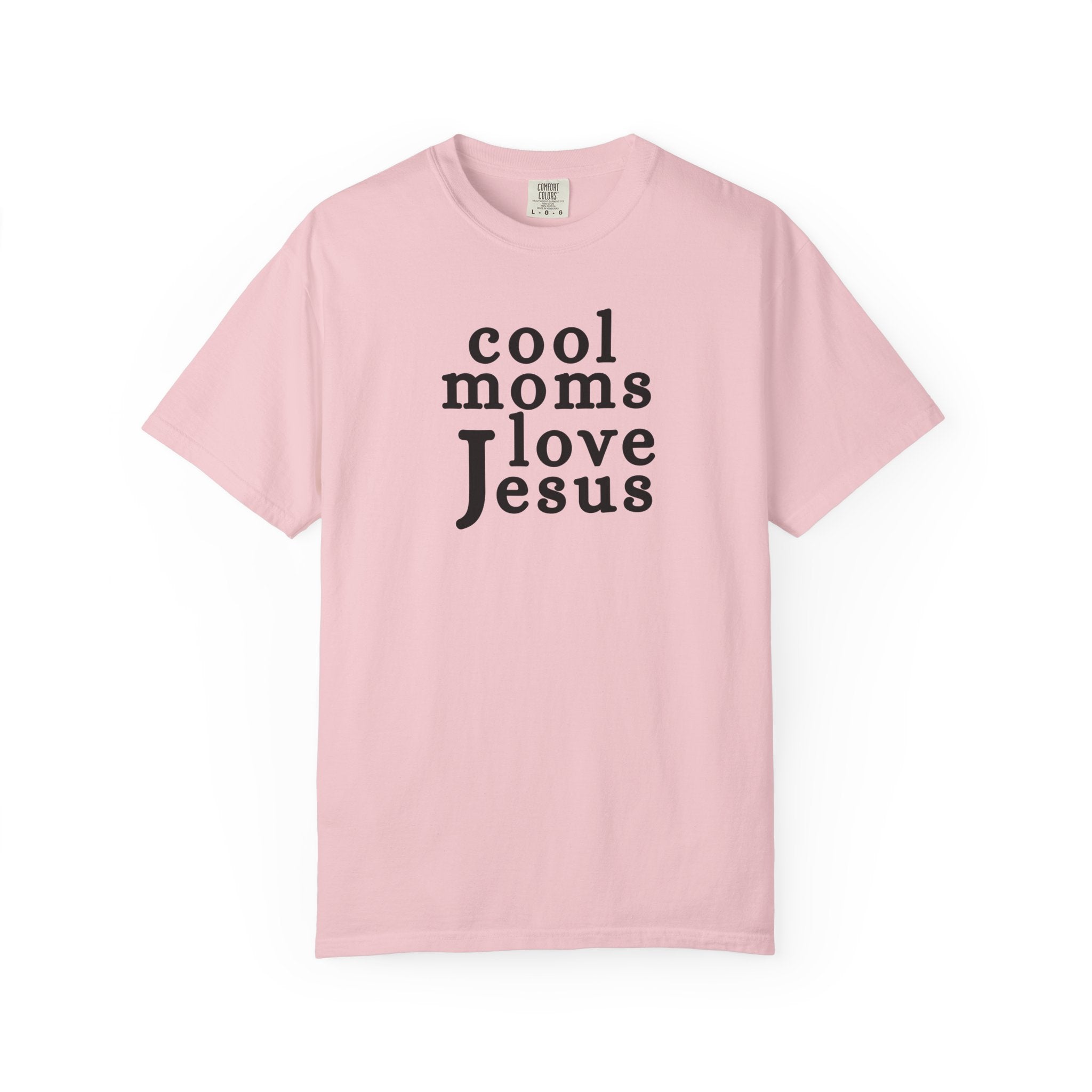Christian Mom T-Shirt — "Cool Moms Love Jesus" Graphic Tee