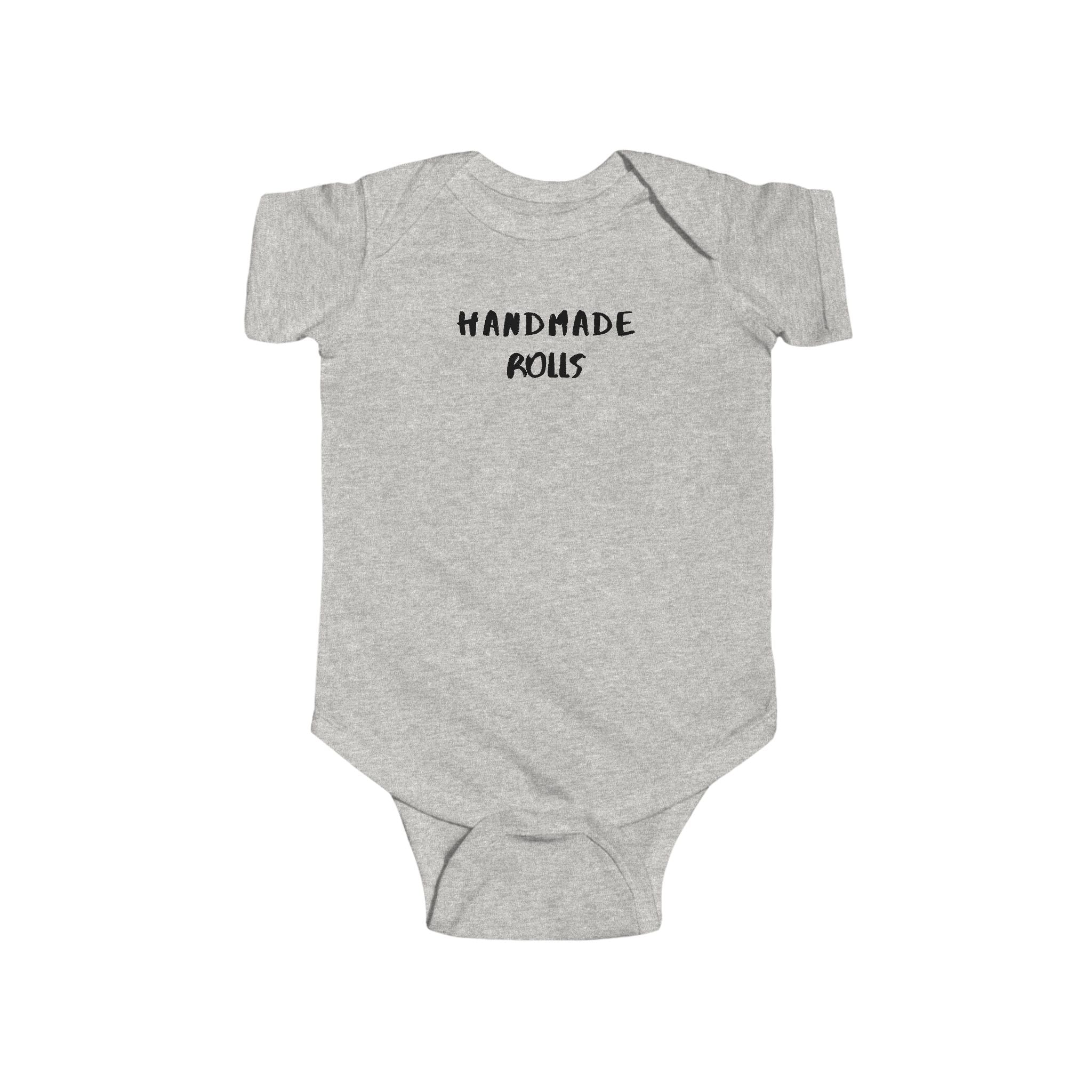 Handmade Rolls Infant Bodysuit — Cute Minimal Baby Onesie