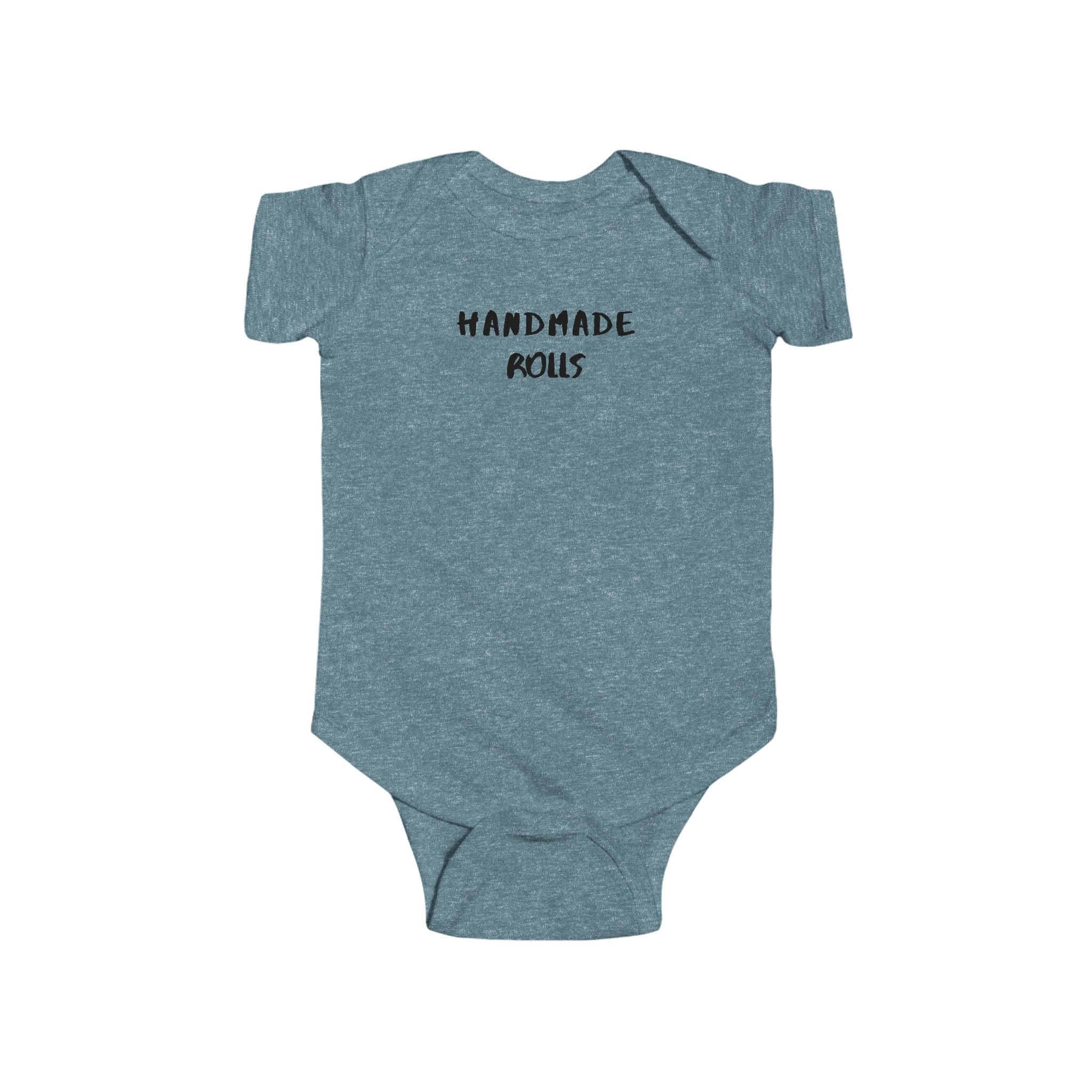 Handmade Rolls Infant Bodysuit — Cute Minimal Baby Onesie
