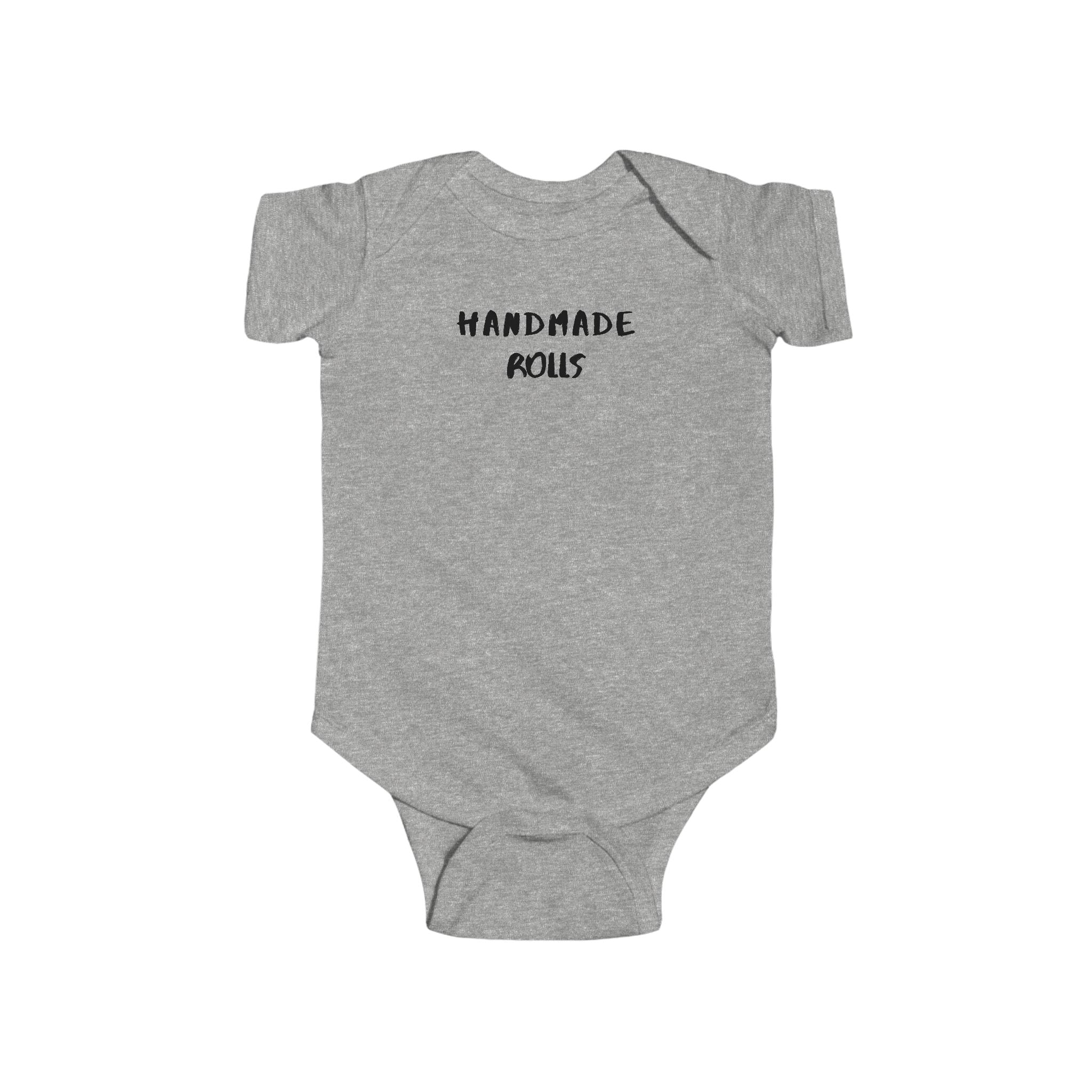 Handmade Rolls Infant Bodysuit — Cute Minimal Baby Onesie