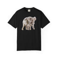Elephant Mom & Baby T-Shirt — Realistic Wildlife Graphic Tee Comfort Colors