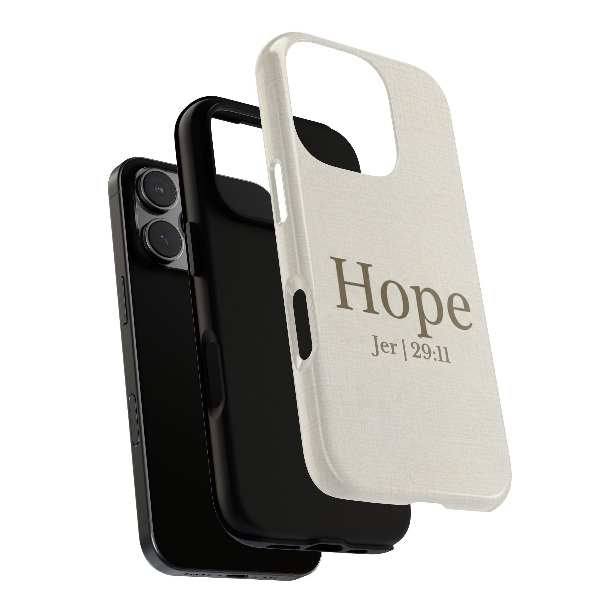 Hope (Jeremiah 29:11) Phone Case — Minimalist Christian Inspirational Cover