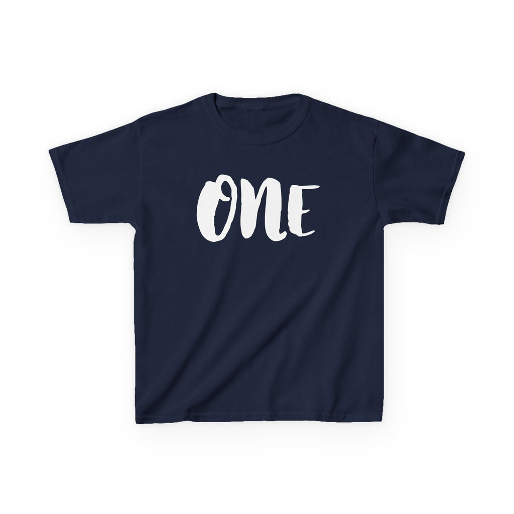 Kids 'One' Birthday T‑Shirt — First Birthday Outfit