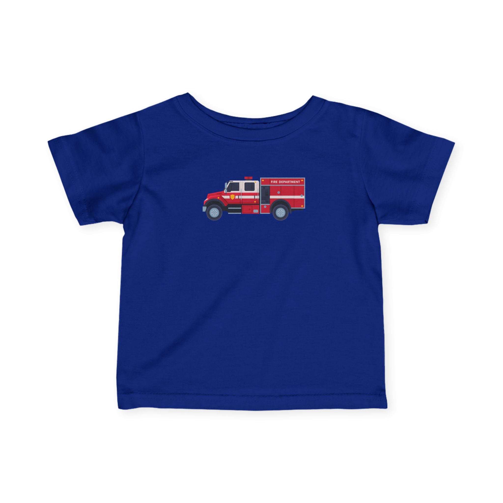 Infant Tee — Cute Red Fire Truck Baby T‑Shirt