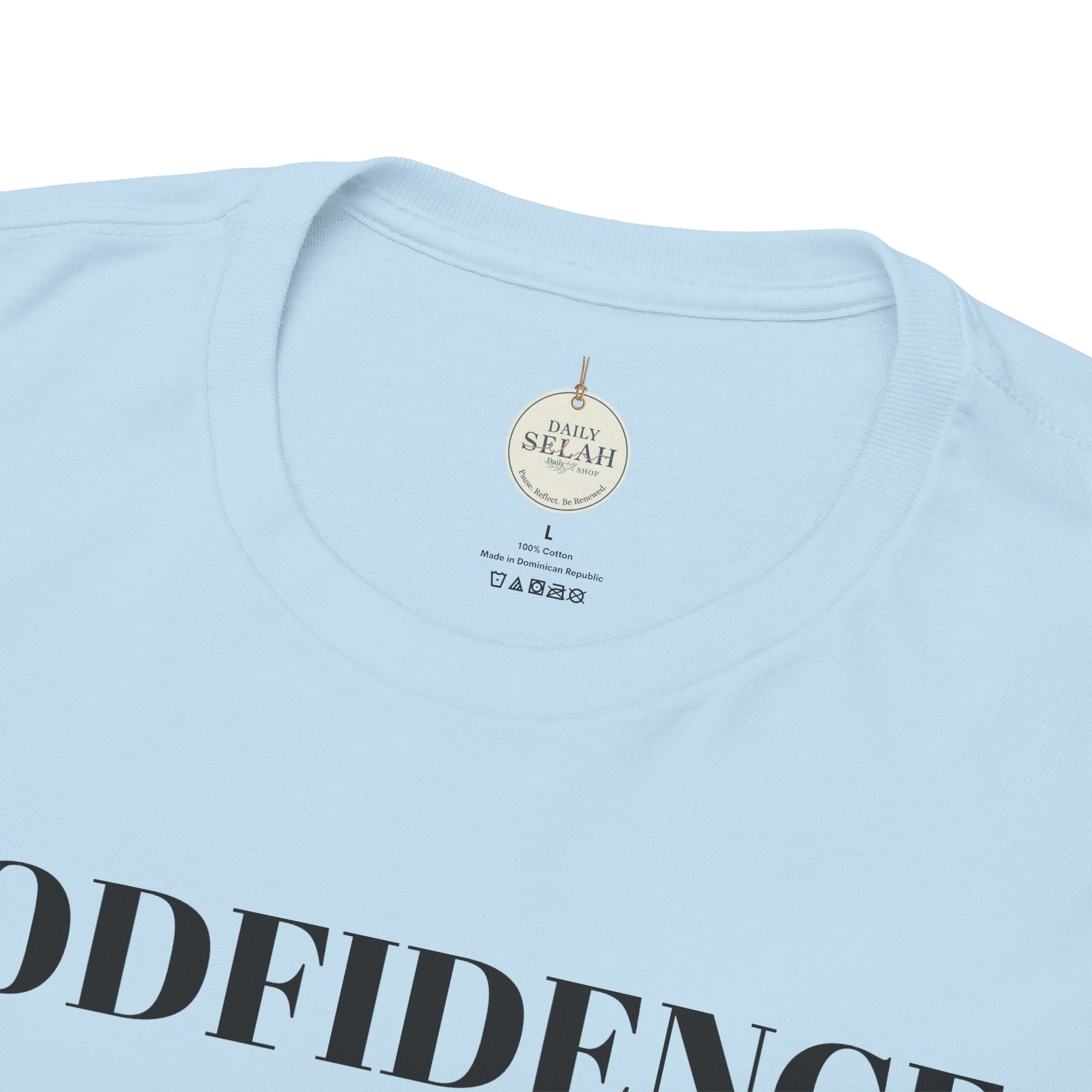 Godfidence definition tee | Christian faith shirt, faith-based typography