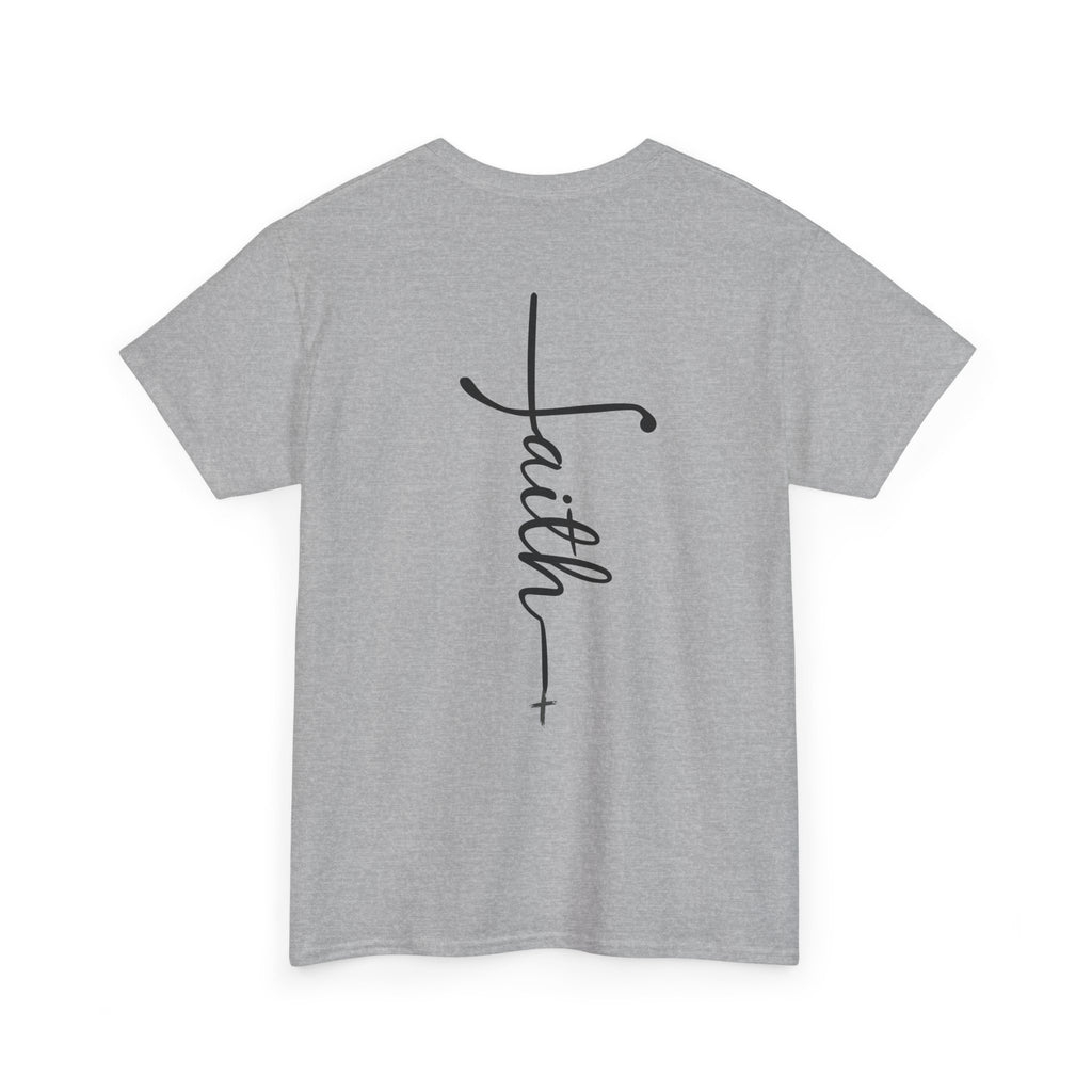 Grace Changes Everything tee | with Faith cross vertical back design