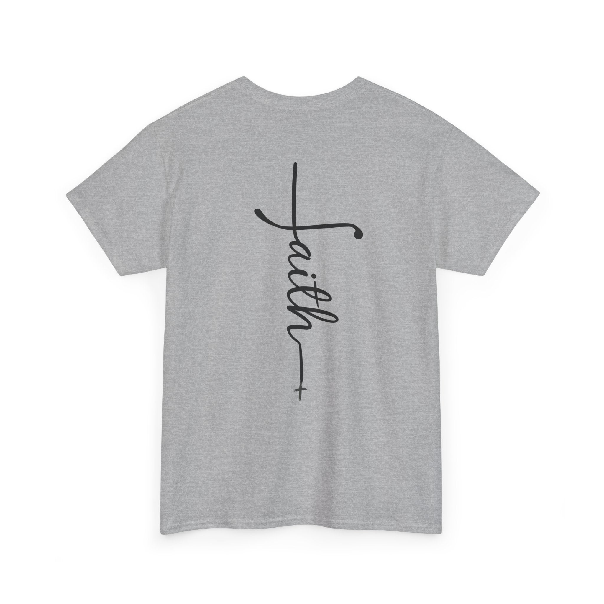 Grace Changes Everything tee | with Faith cross vertical back design