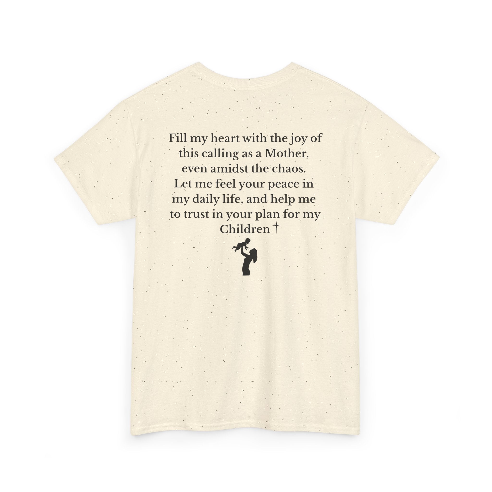 Mama Prayer T-Shirt — Front and Back Design Inspirational Christian Mom Tee with Back Prayer Quote - Mother's Day Gift