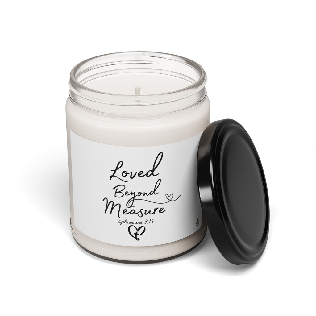 Loved Beyond Measure Candle | Soy Jar Candle with Scripture Label