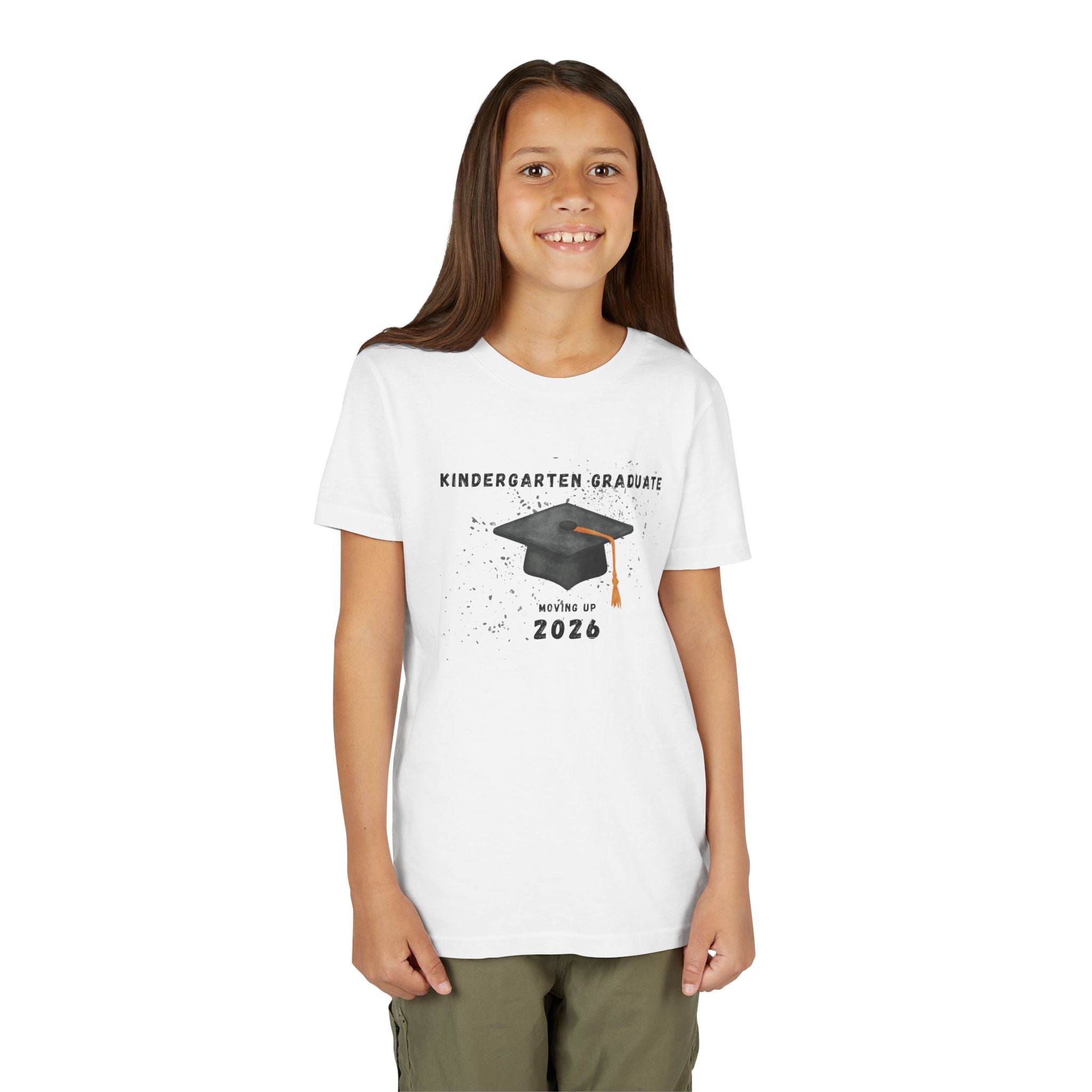 Kindergarten Graduate 2026 Youth Tee — Graduation Cap Graphic