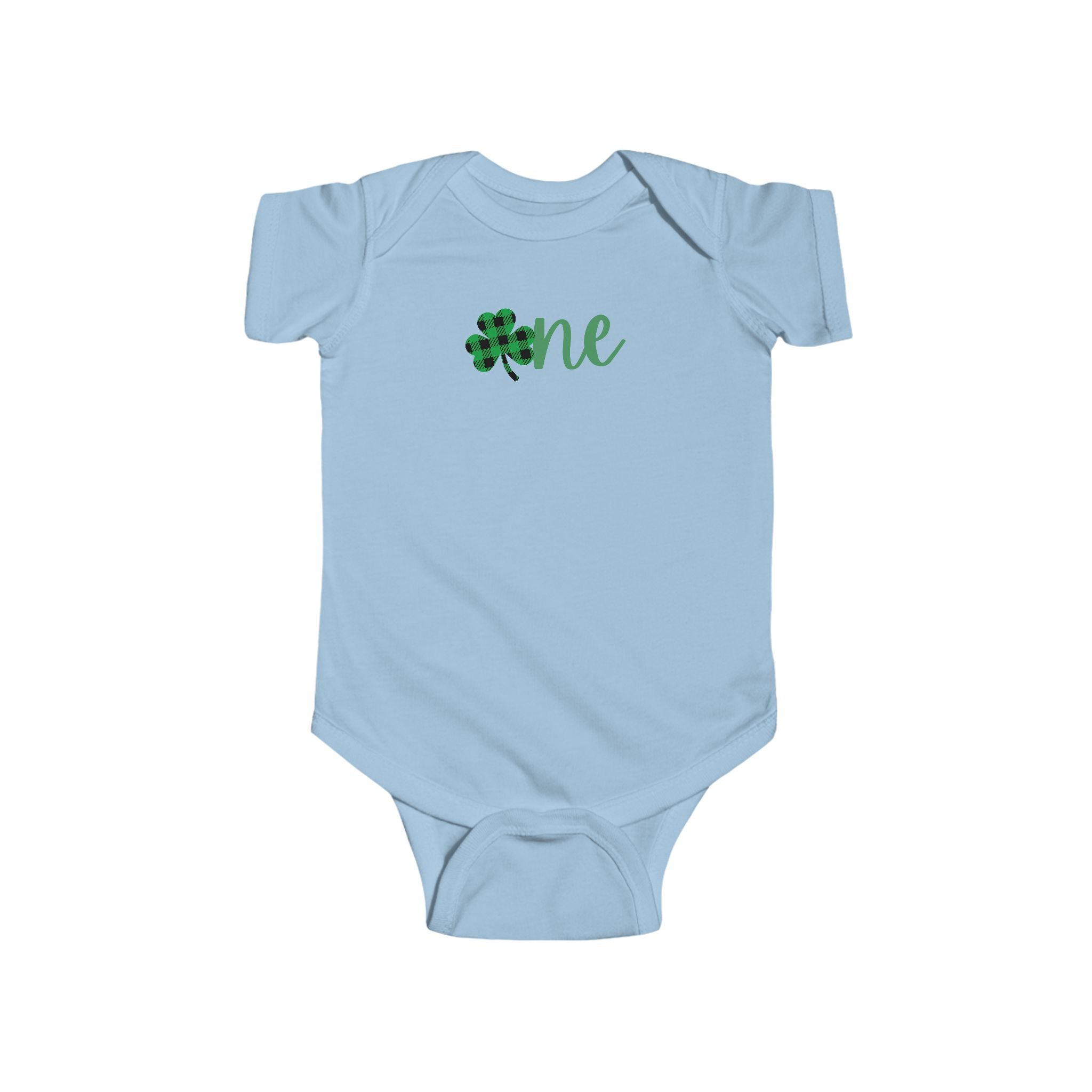 St. Patrick's Day Baby Bodysuit – "One" Shamrock First Birthday Outfit