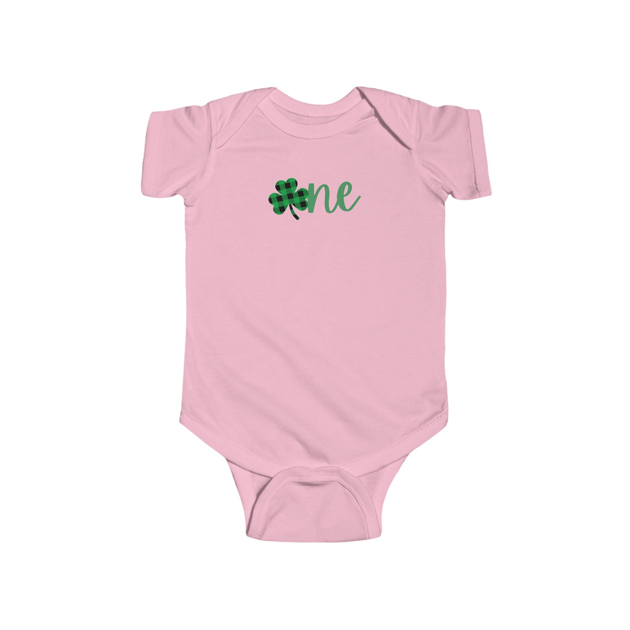 St. Patrick's Day Baby Bodysuit – "One" Shamrock First Birthday Outfit