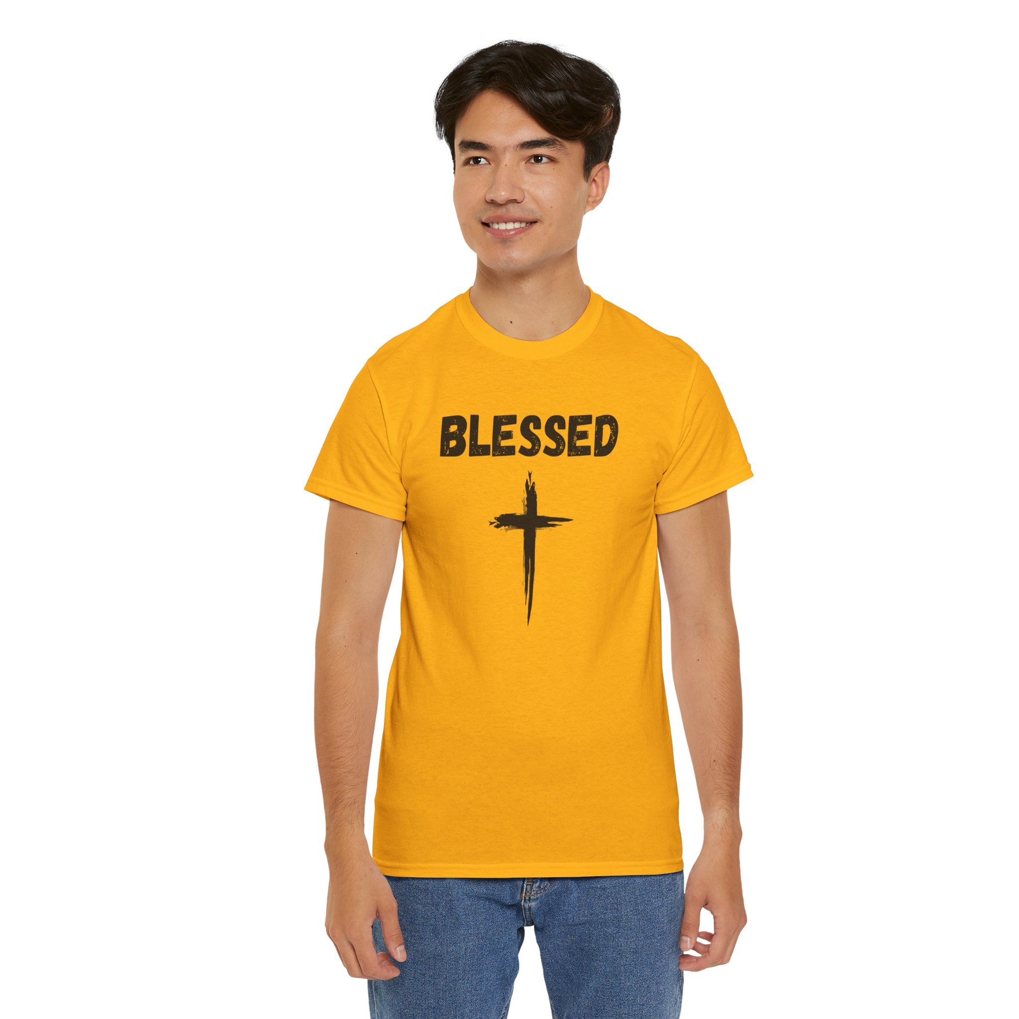 Blessed Cross T-Shirt — Christian Faith Tee