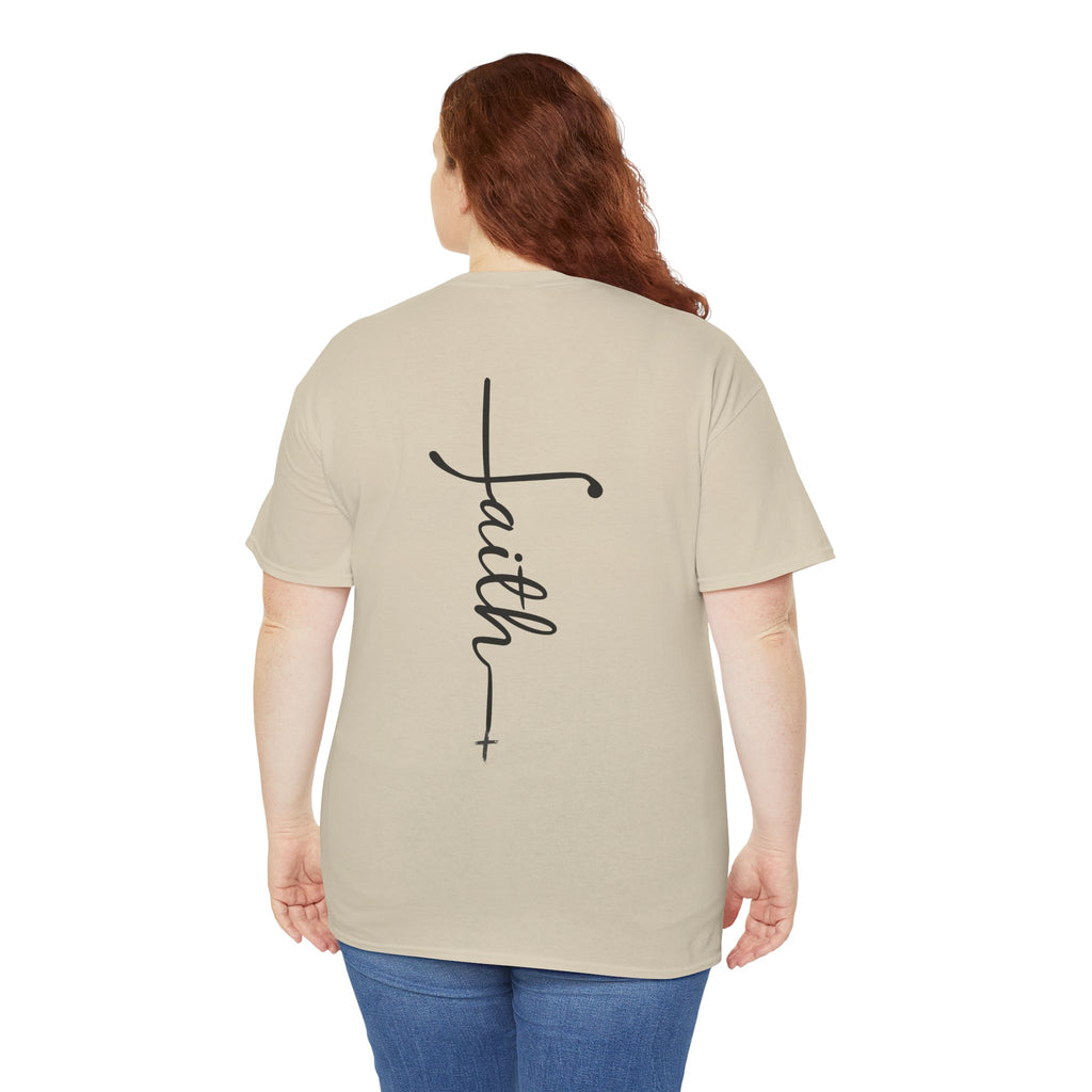 Grace Changes Everything tee | with Faith cross vertical back design