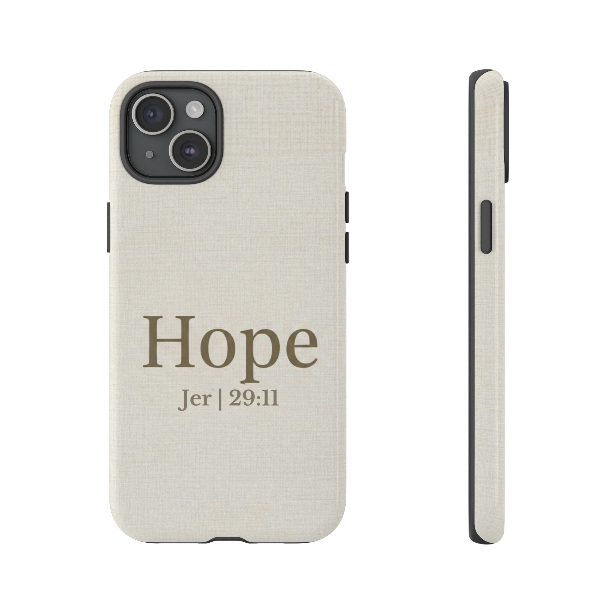 Hope (Jeremiah 29:11) Phone Case — Minimalist Christian Inspirational Cover