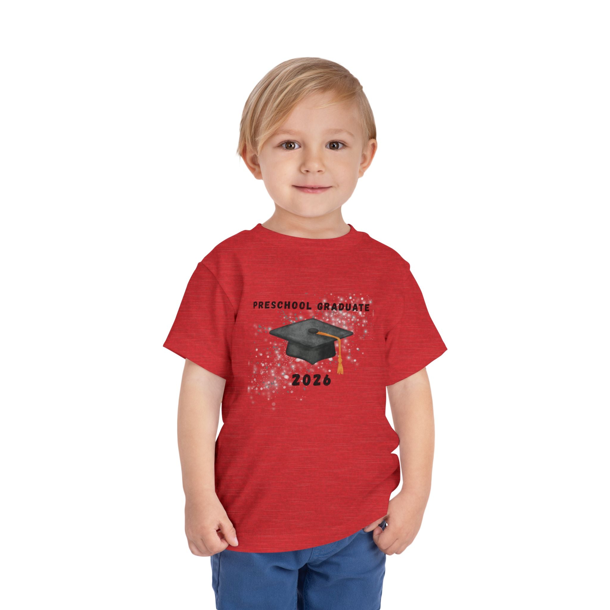 Preschool Graduate 2026 Toddler Tee - Graduation Cap Celebration Shirt