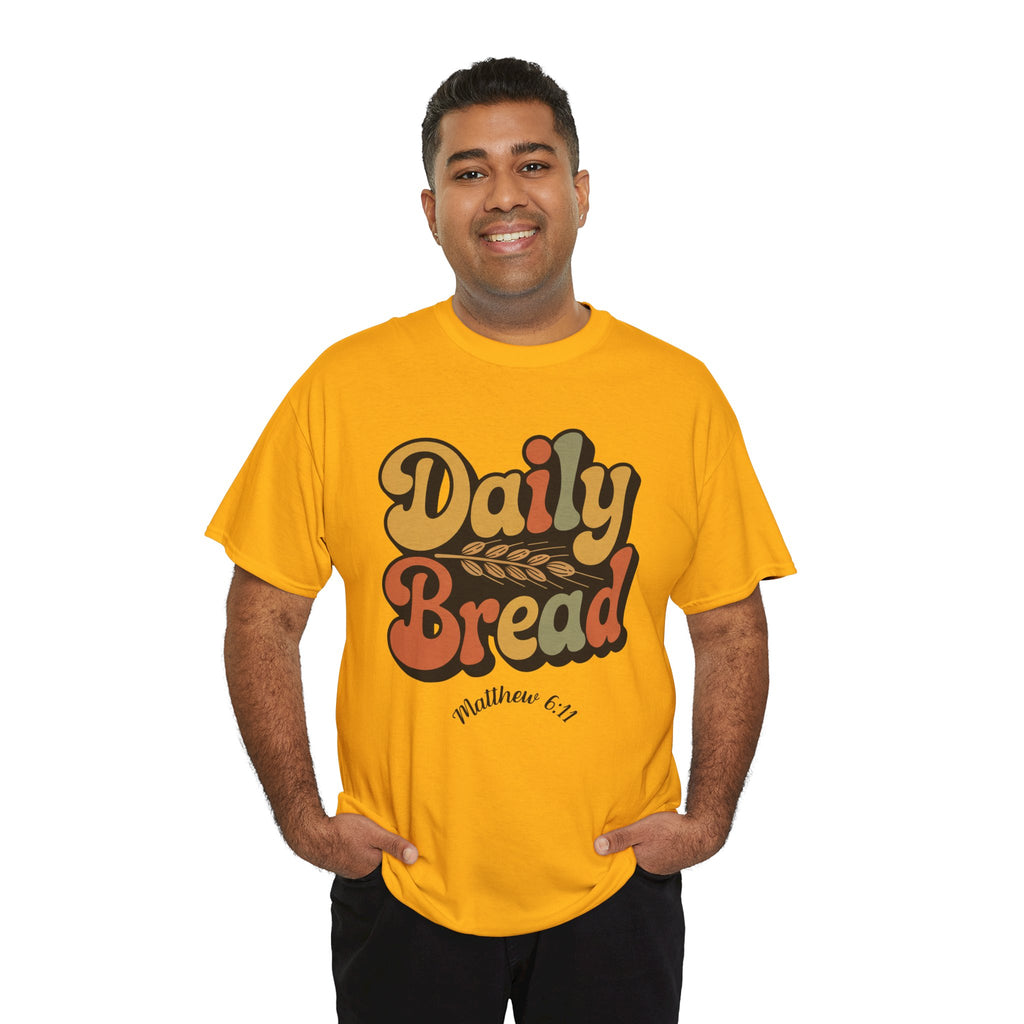 Daily Bread Shirt, Matthew 6:11, Retro Christian Shirt, Vintage Faith Shirt, Lord's Prayer Shirt, Christian Gift, Scripture Shirt