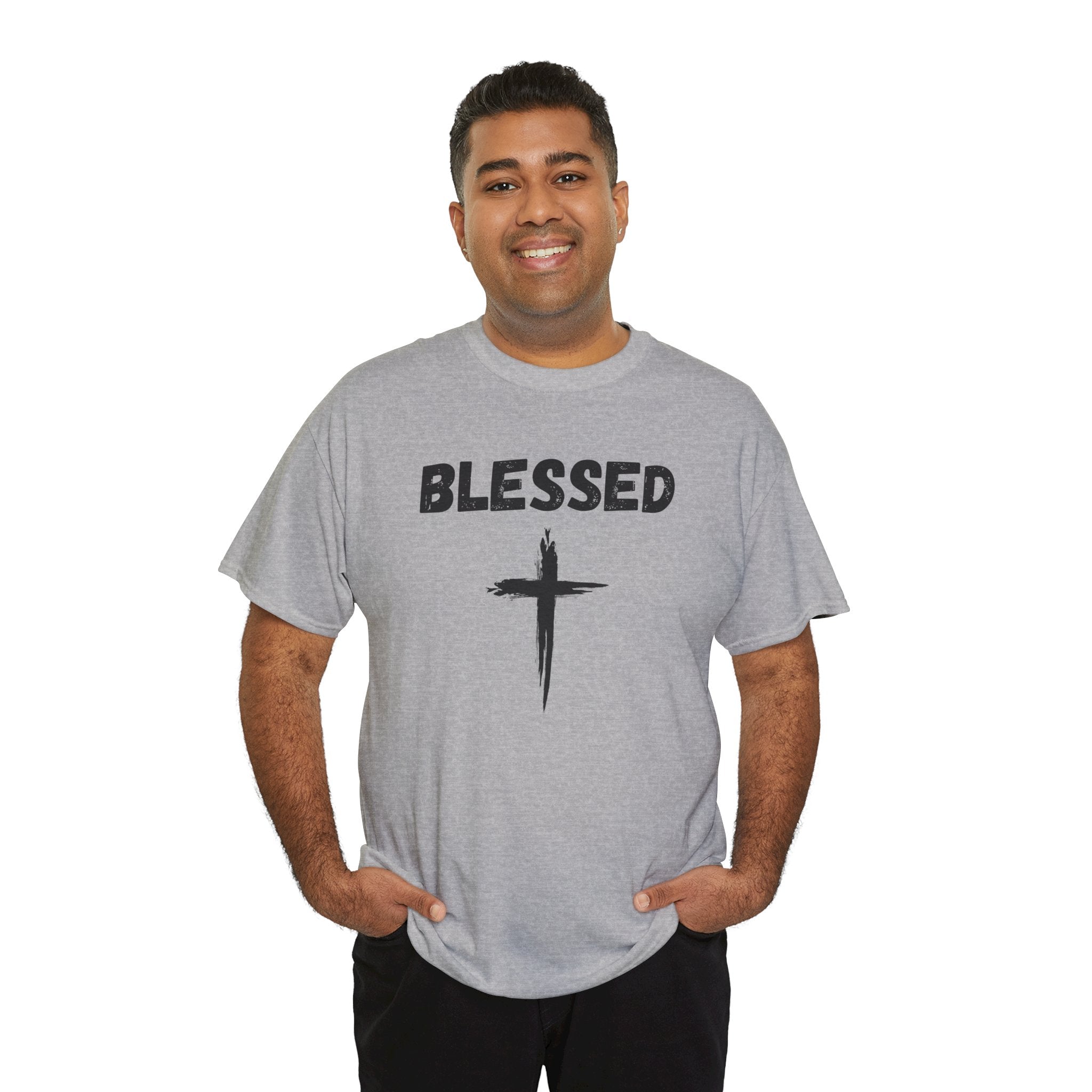 Blessed Cross T-Shirt — Christian Faith Tee