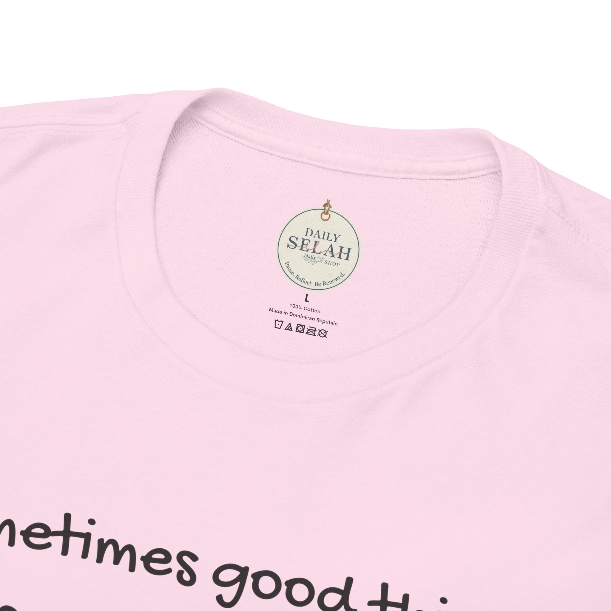 Inspirational Quote Tee — "Sometimes good things fall apart so better things can fall together"