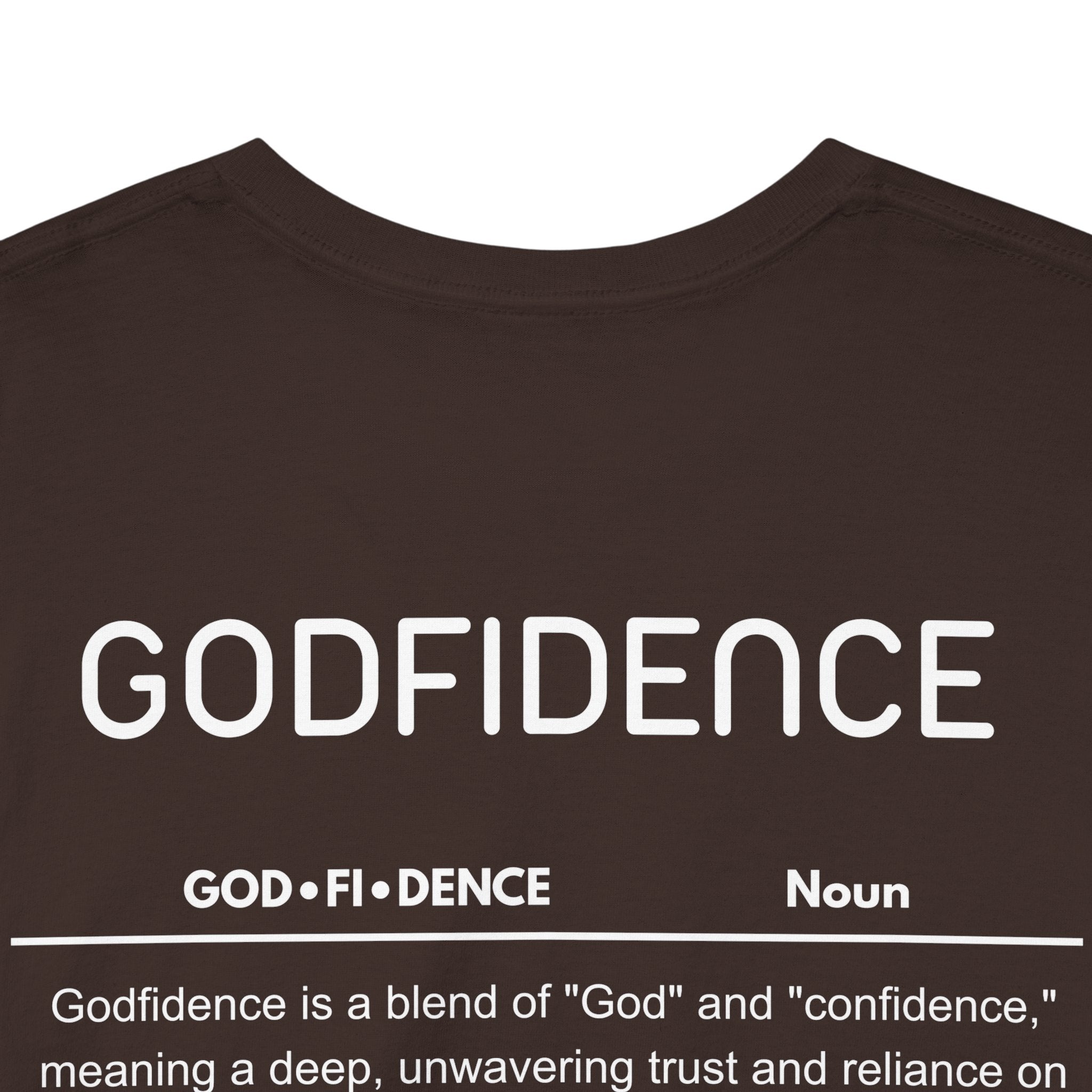 Godfidence definition tee | Christian faith shirt, faith-based typography