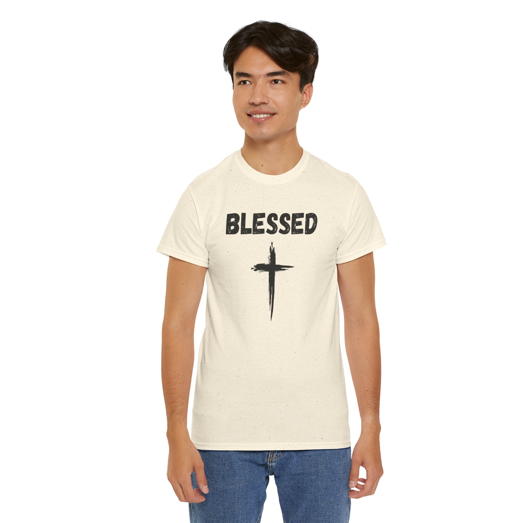 Blessed Cross T-Shirt — Christian Faith Tee