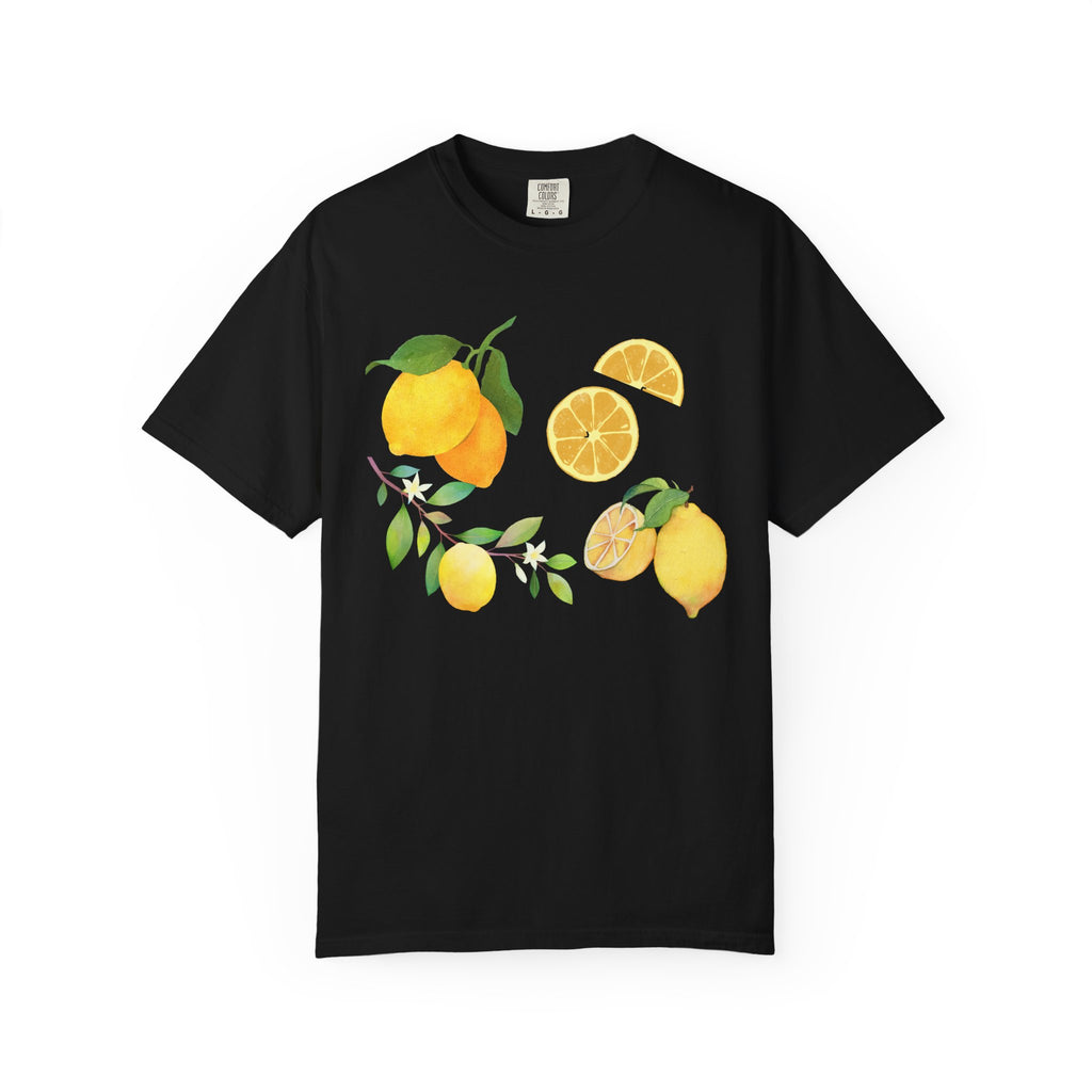 Lemon Branch Floral Comfort Colors T-Shirt