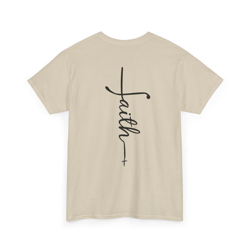 Grace Changes Everything tee | with Faith cross vertical back design