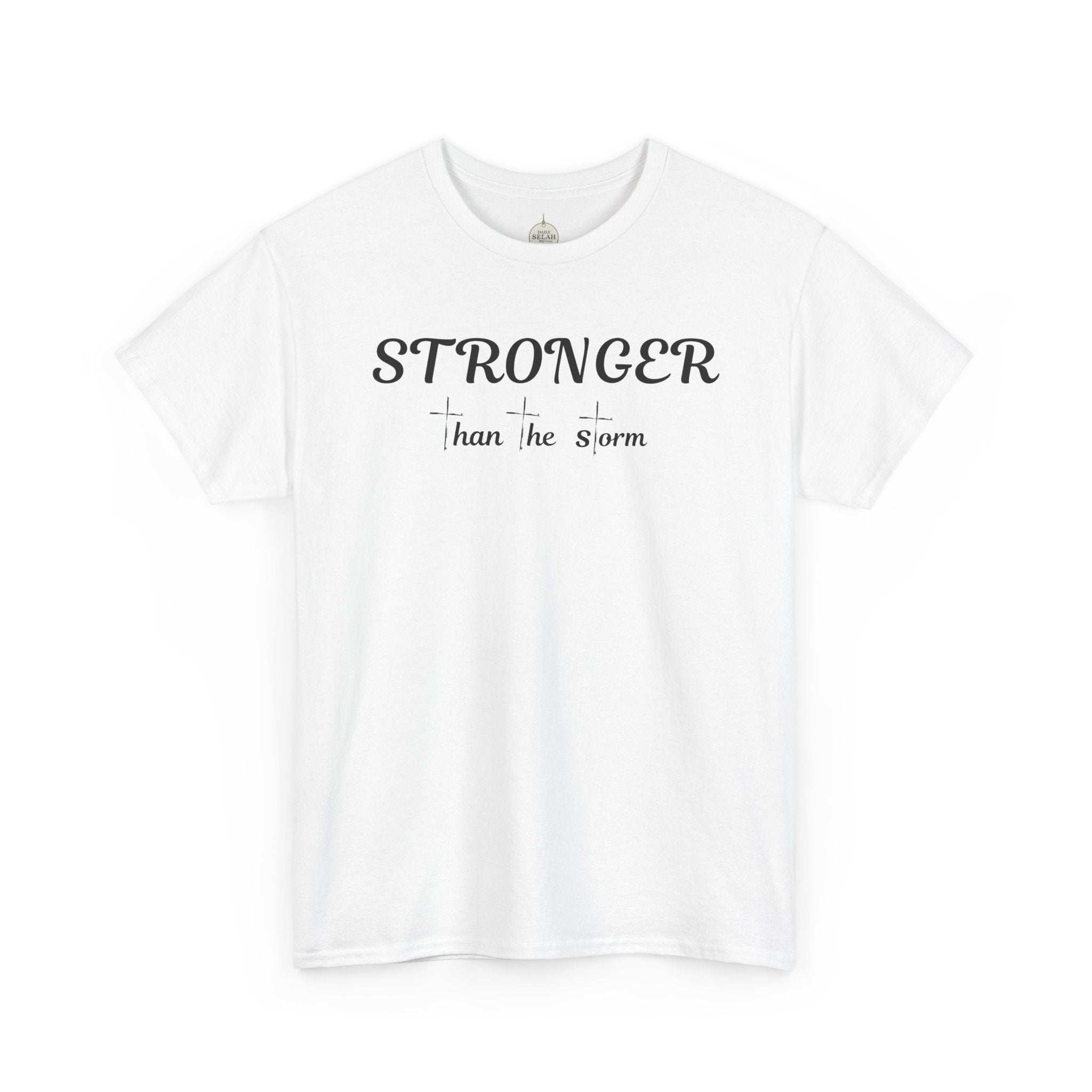 Stronger Than the Storm Tee — Inspirational Motivational T-Shirt