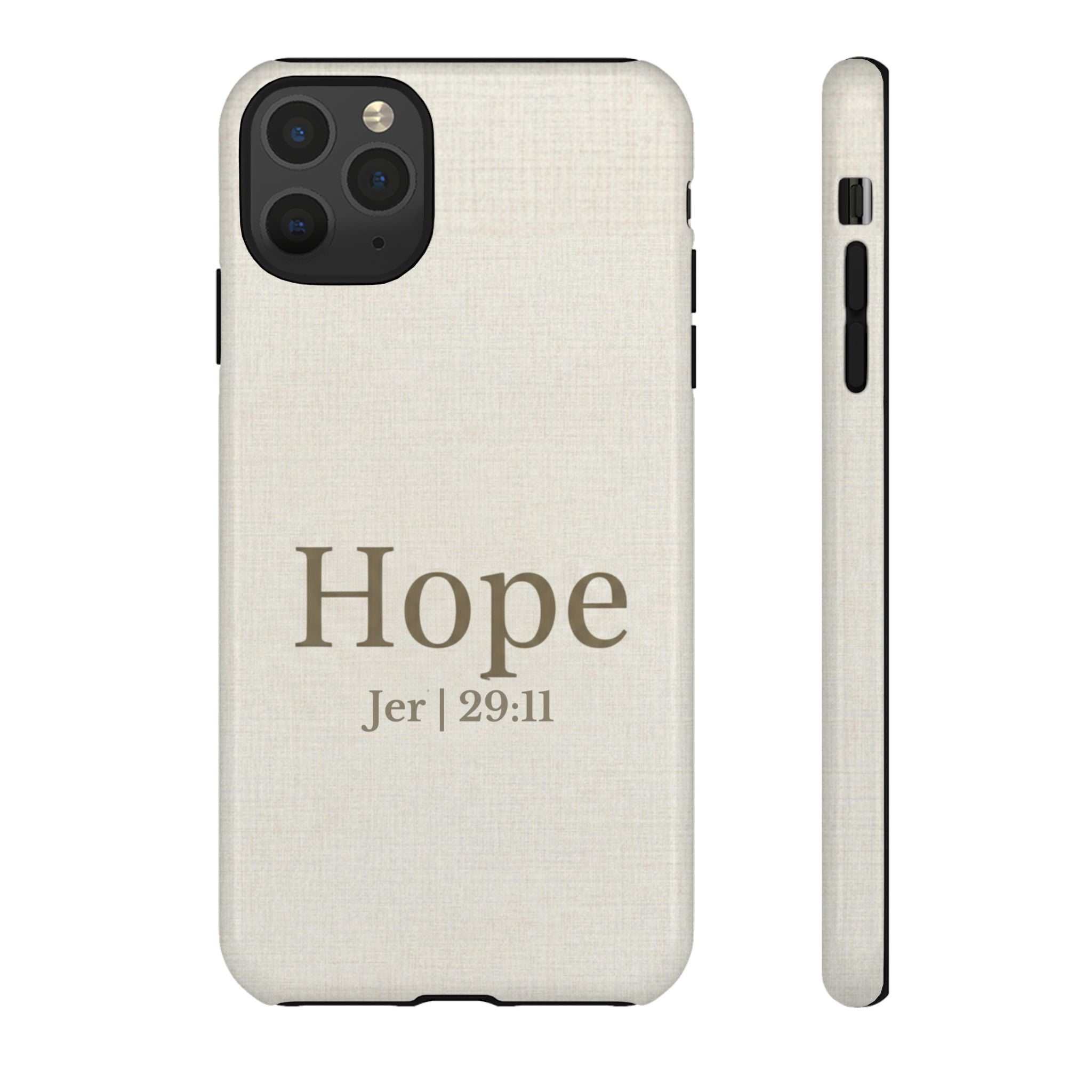 Hope (Jeremiah 29:11) Phone Case — Minimalist Christian Inspirational Cover