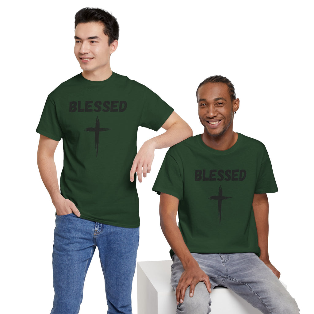 Blessed Cross T-Shirt — Christian Faith Tee