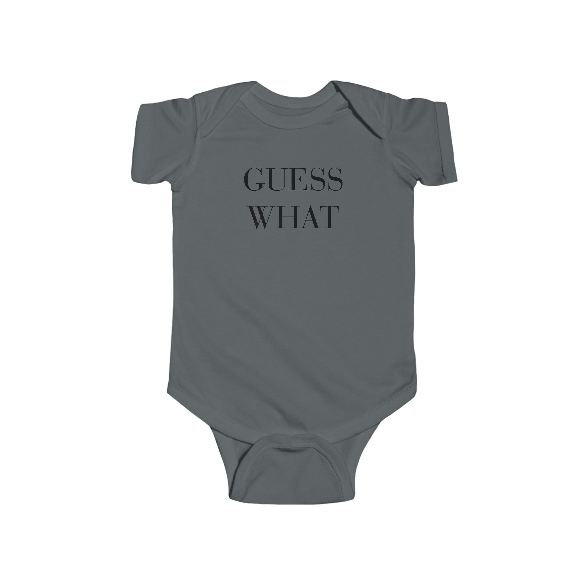 Funny Infant Bodysuit — "Guess What? Chicken Butt!" Baby Onesie