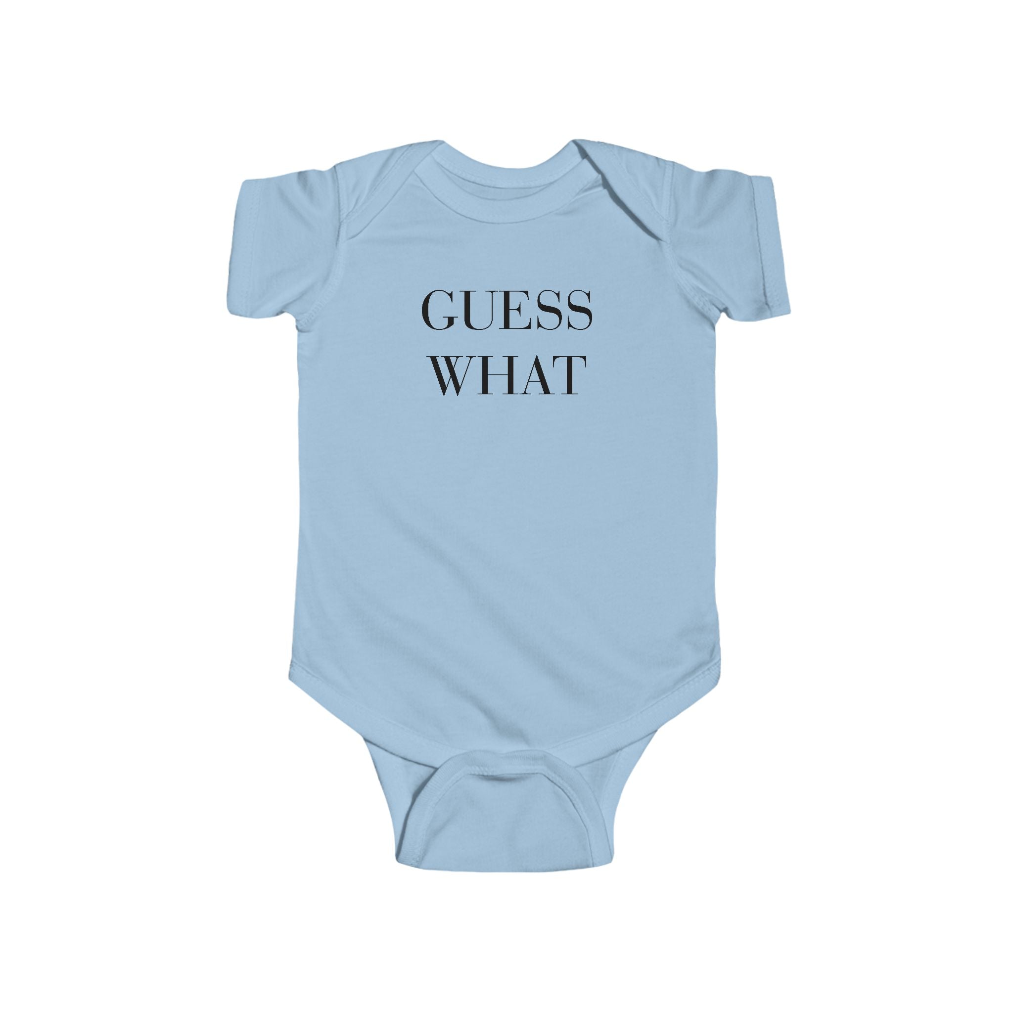 Funny Infant Bodysuit — "Guess What? Chicken Butt!" Baby Onesie