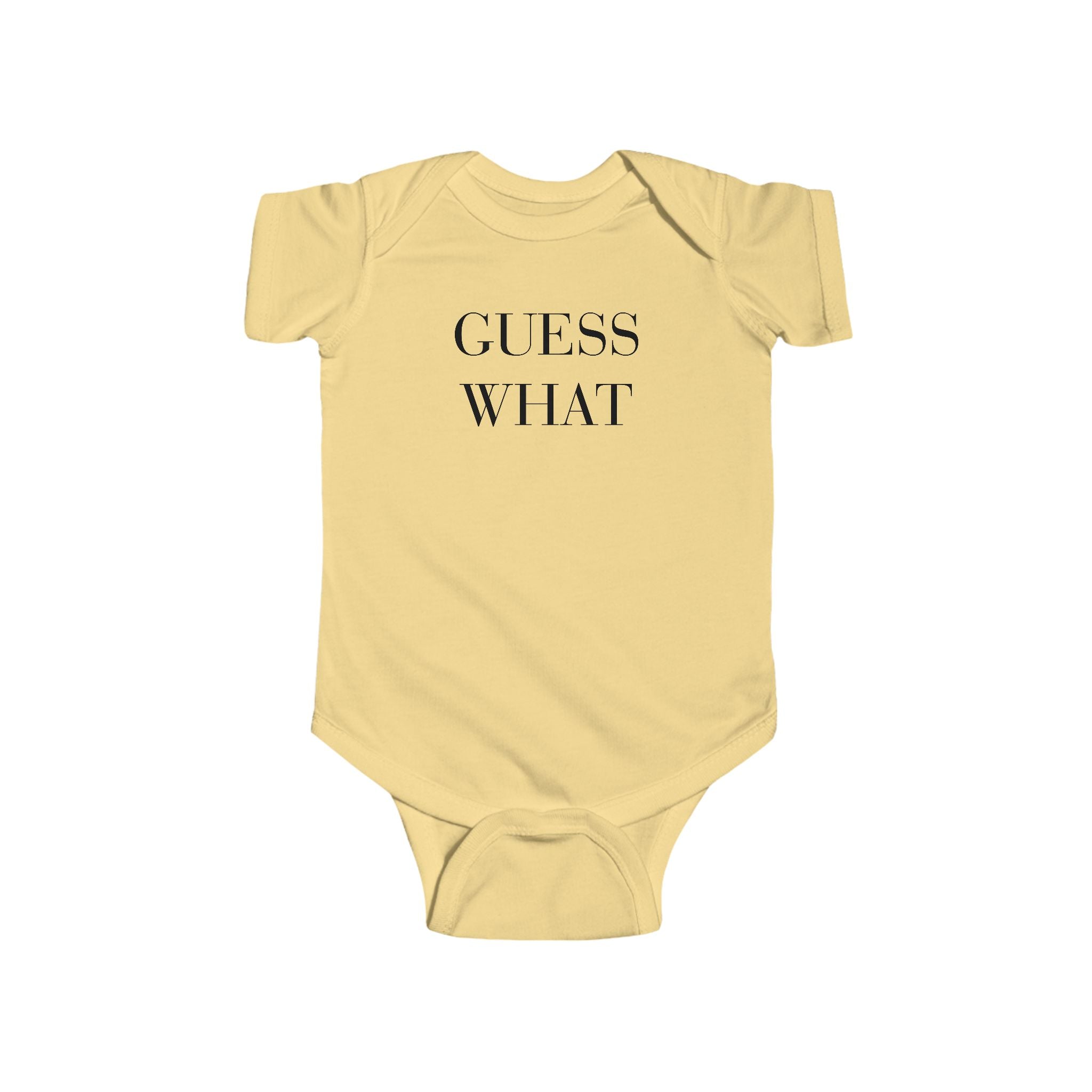 Funny Infant Bodysuit — "Guess What? Chicken Butt!" Baby Onesie