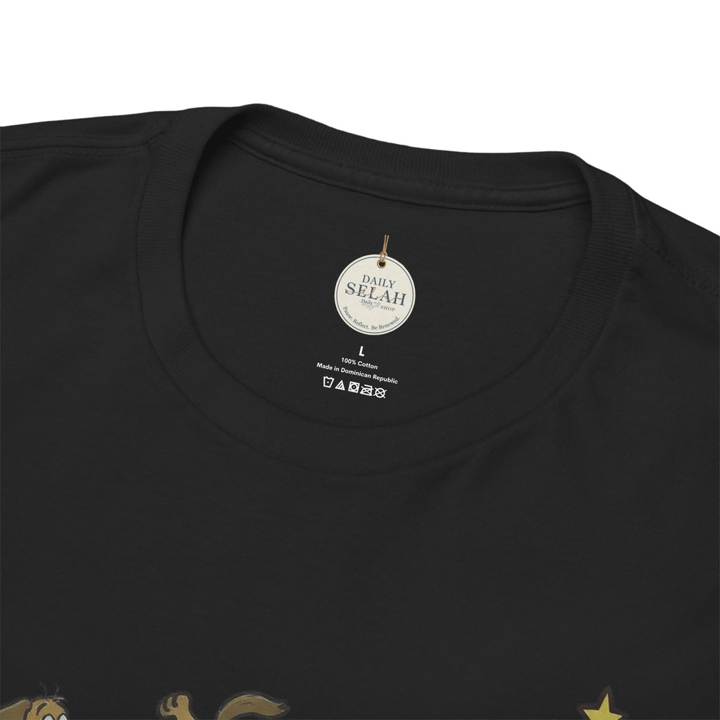 Faith Dog T-Shirt — "Walking By Faith, Tripping Constantly" Cute Christian Tee