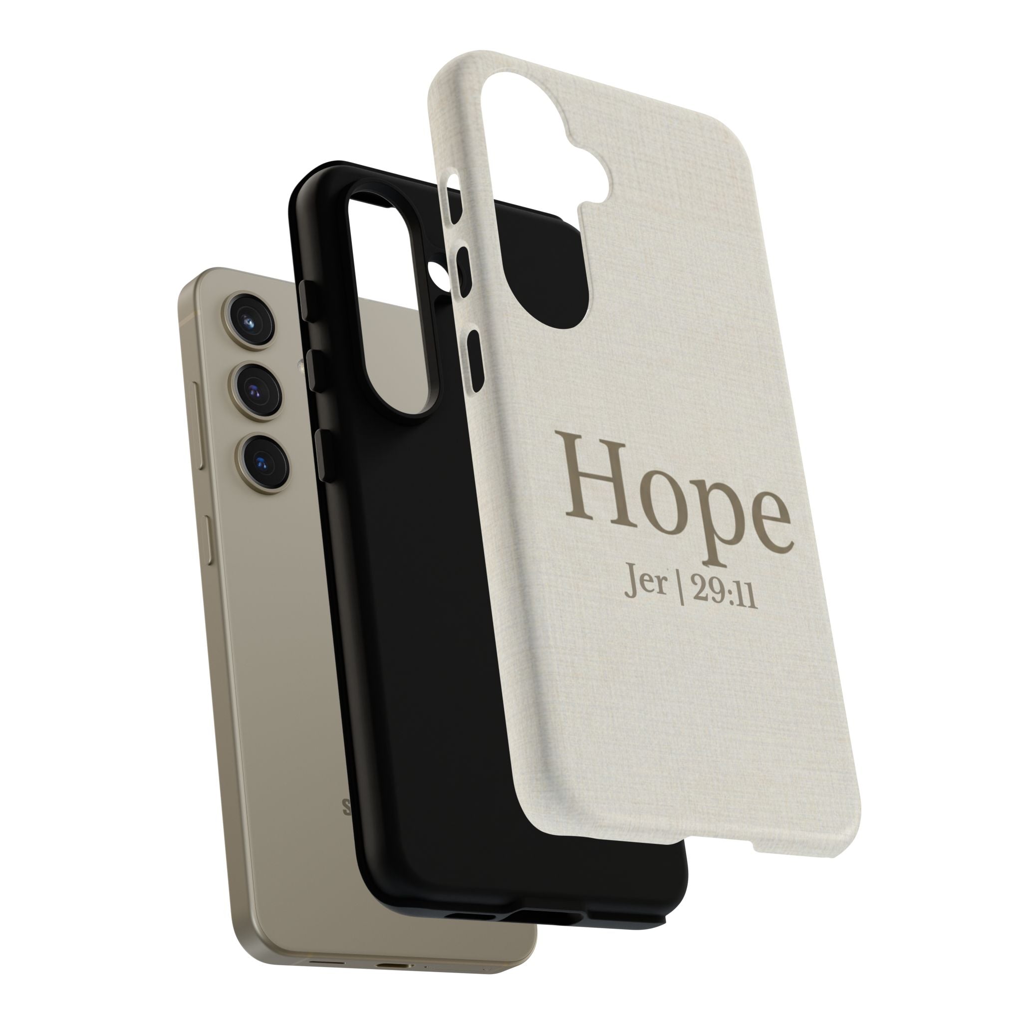 Hope (Jeremiah 29:11) Phone Case — Minimalist Christian Inspirational Cover
