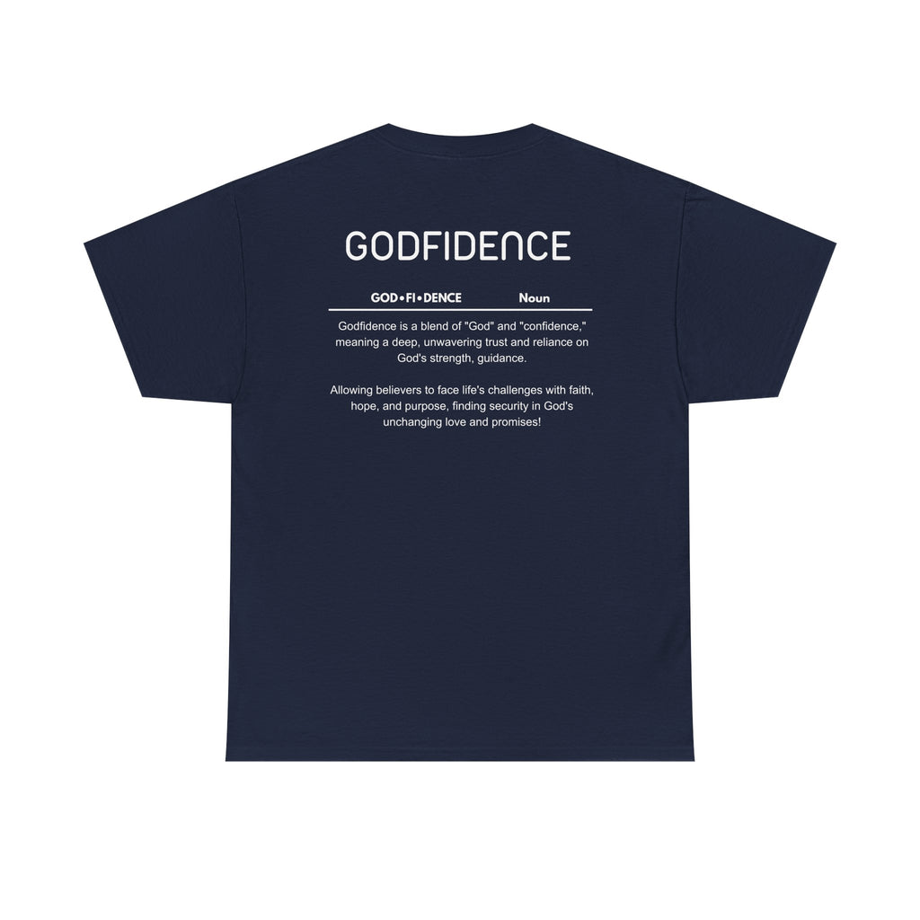 Godfidence definition tee | Christian faith shirt, faith-based typography