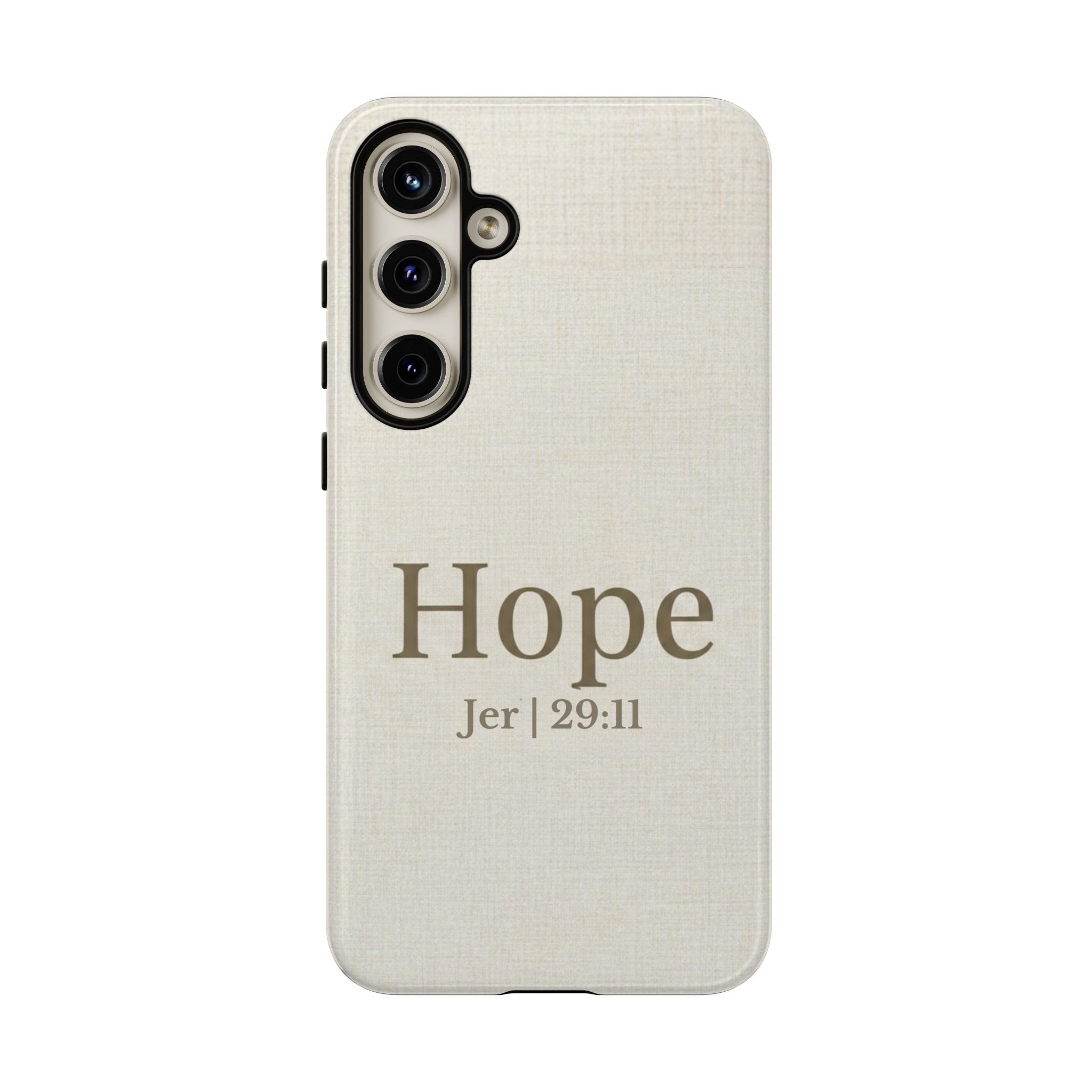 Hope (Jeremiah 29:11) Phone Case — Minimalist Christian Inspirational Cover