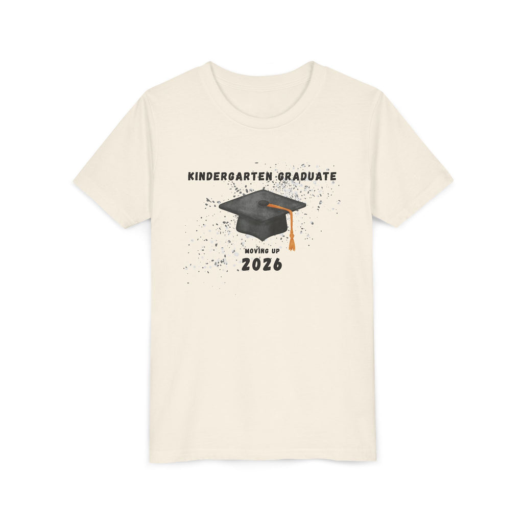 Kindergarten Graduate 2026 Youth Tee — Graduation Cap Graphic