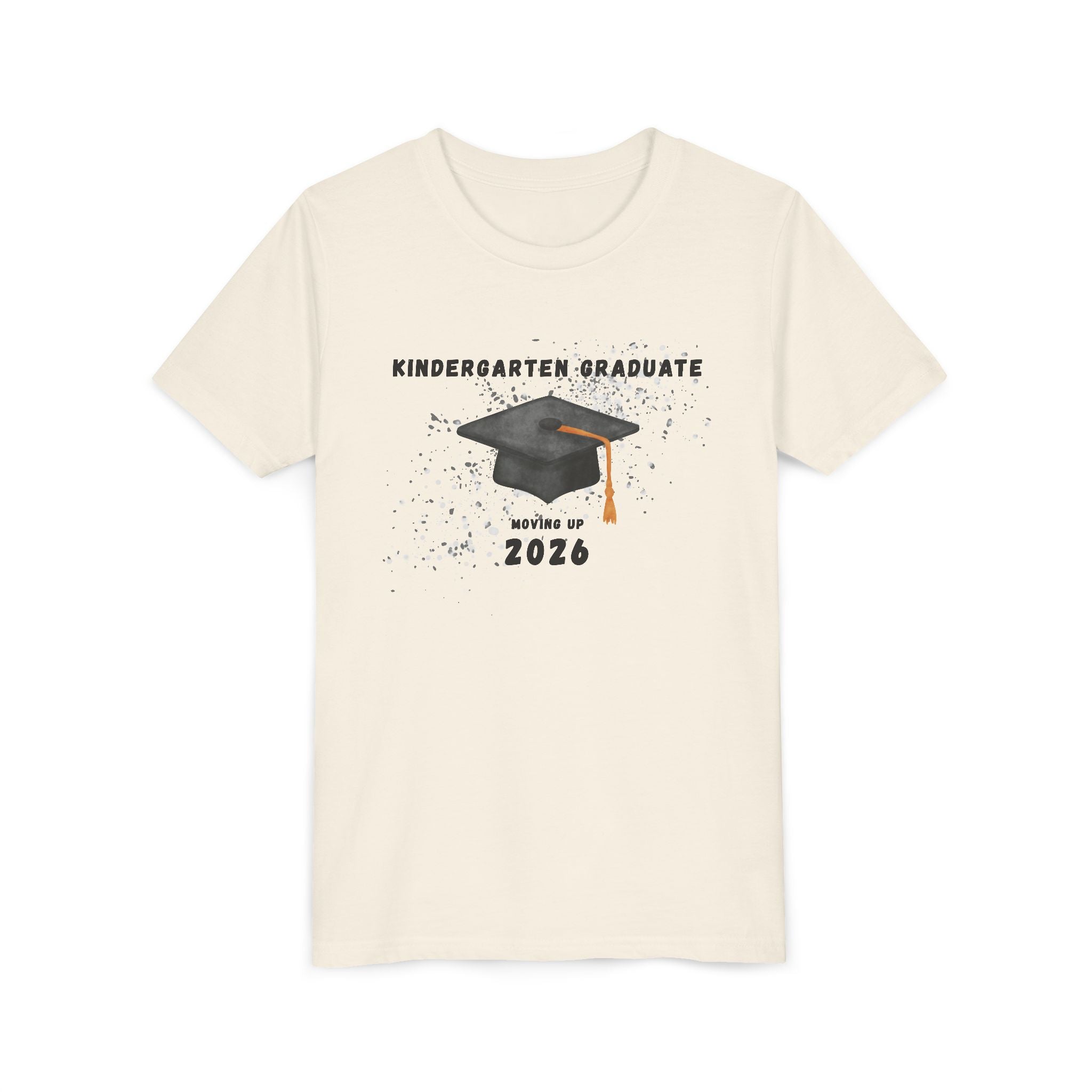 Kindergarten Graduate 2026 Youth Tee — Graduation Cap Graphic